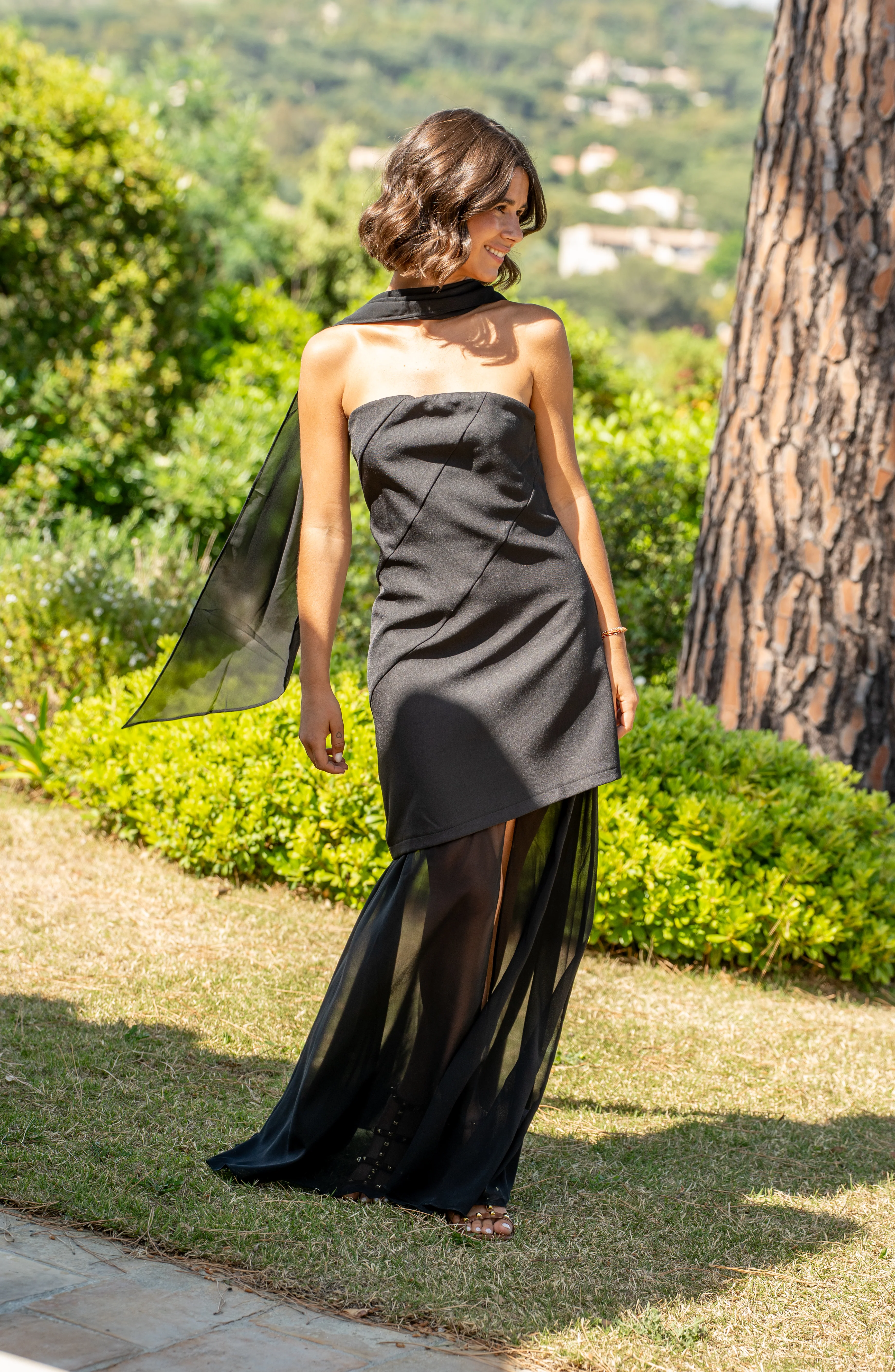 Robe BUSTIER noir - Image 4