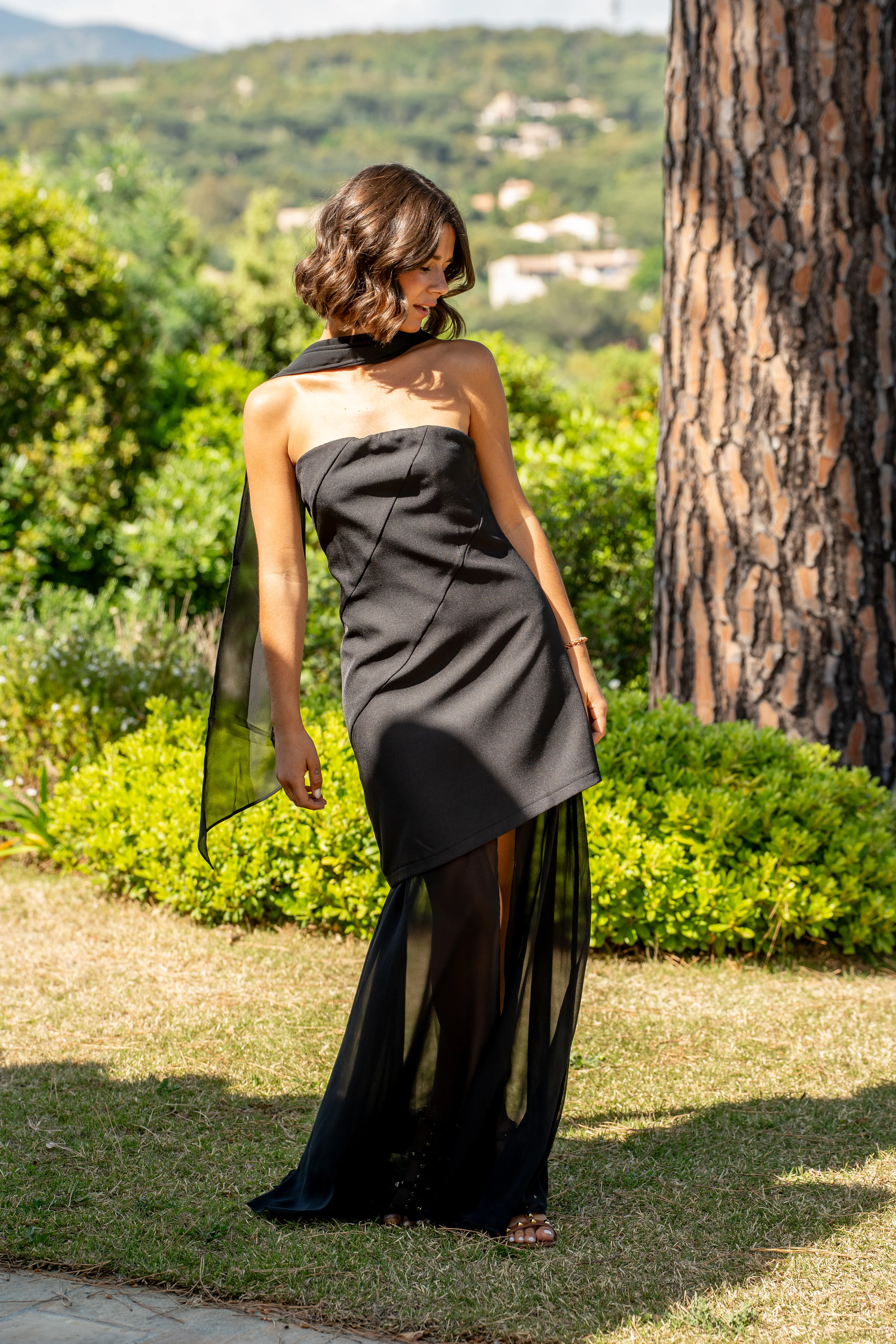Robe BUSTIER noir - Image 9