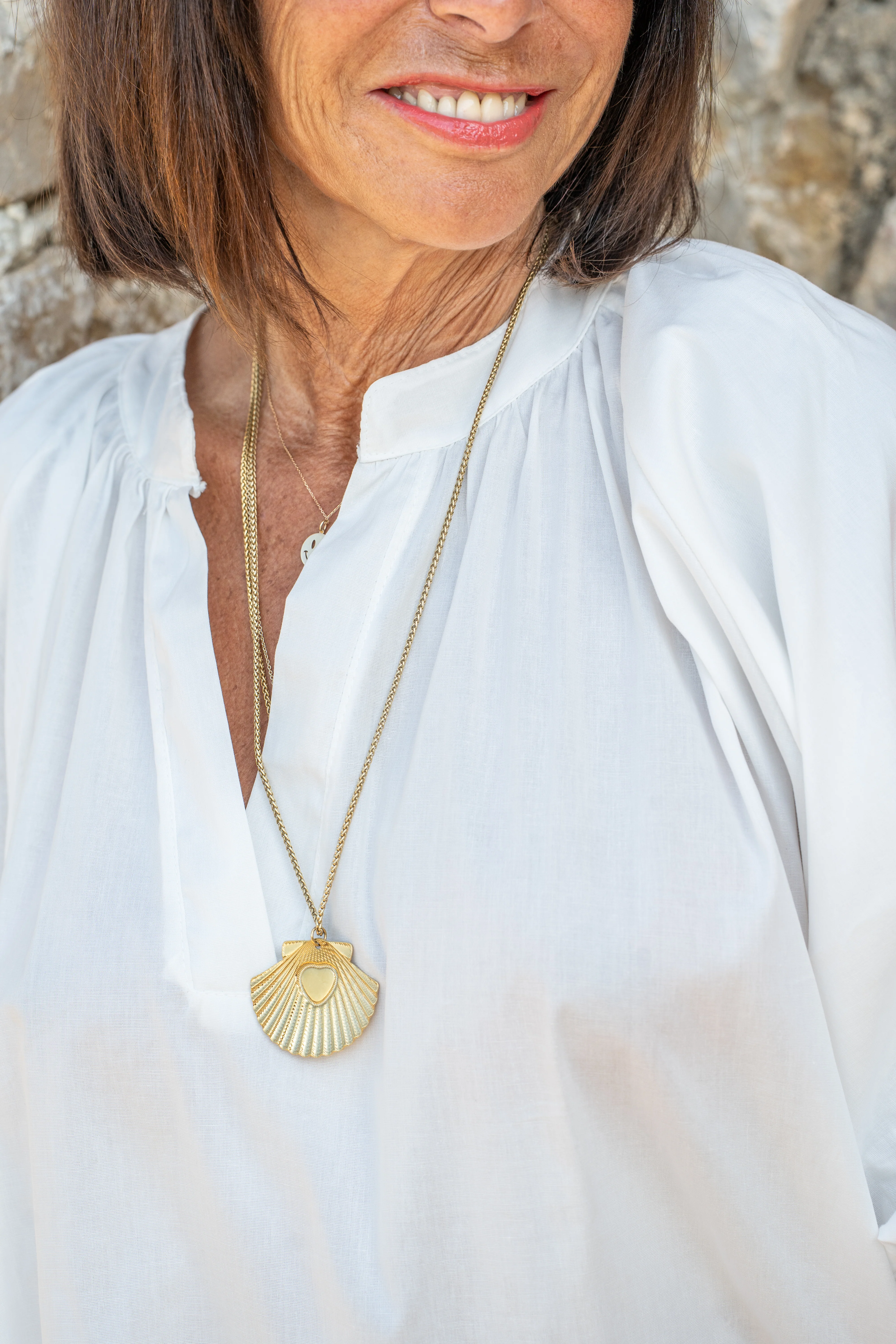 Robe courte blanc & ses broderies - Image 5