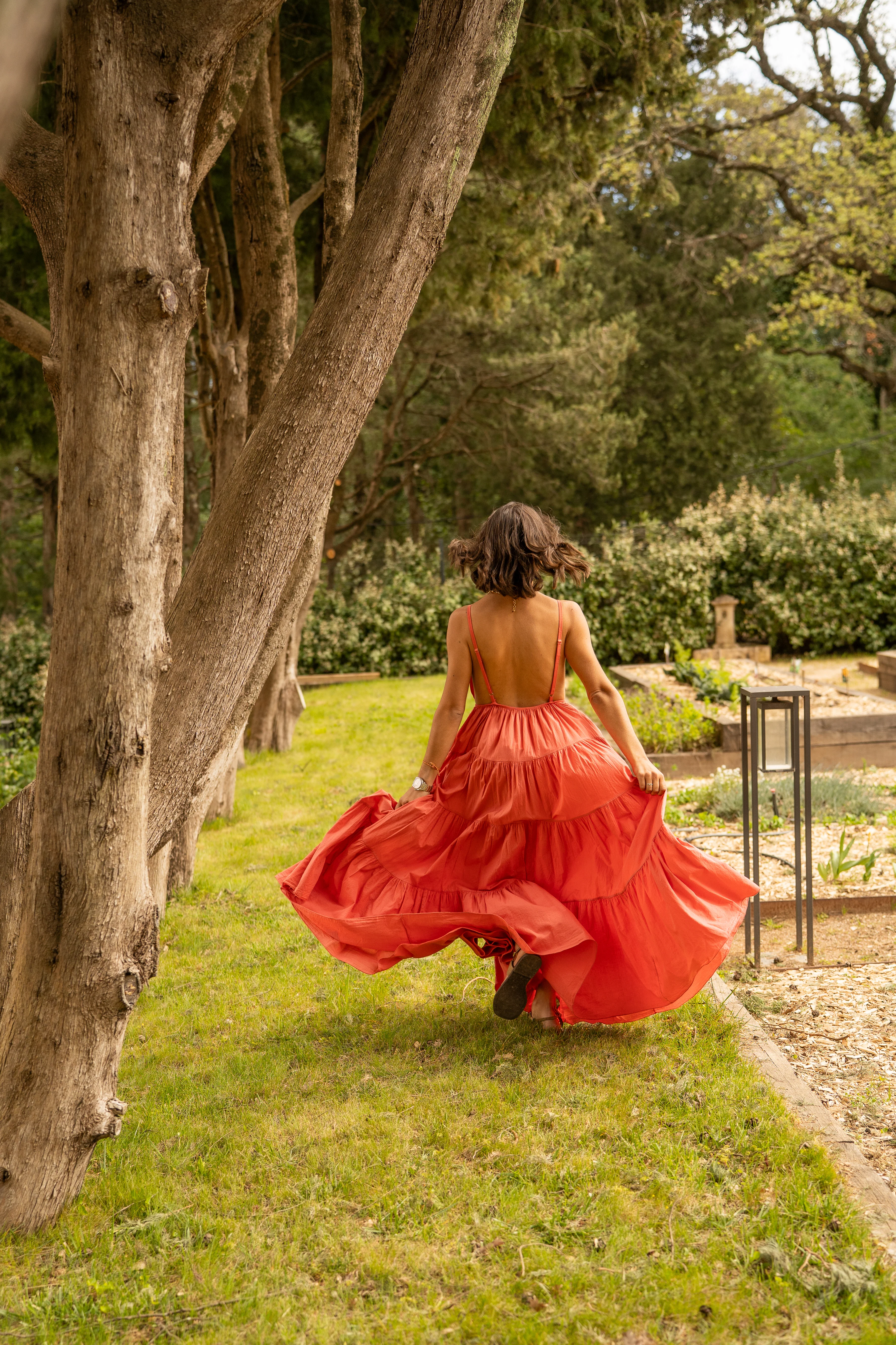 Robe en coton SOLEIL rose - Image 4