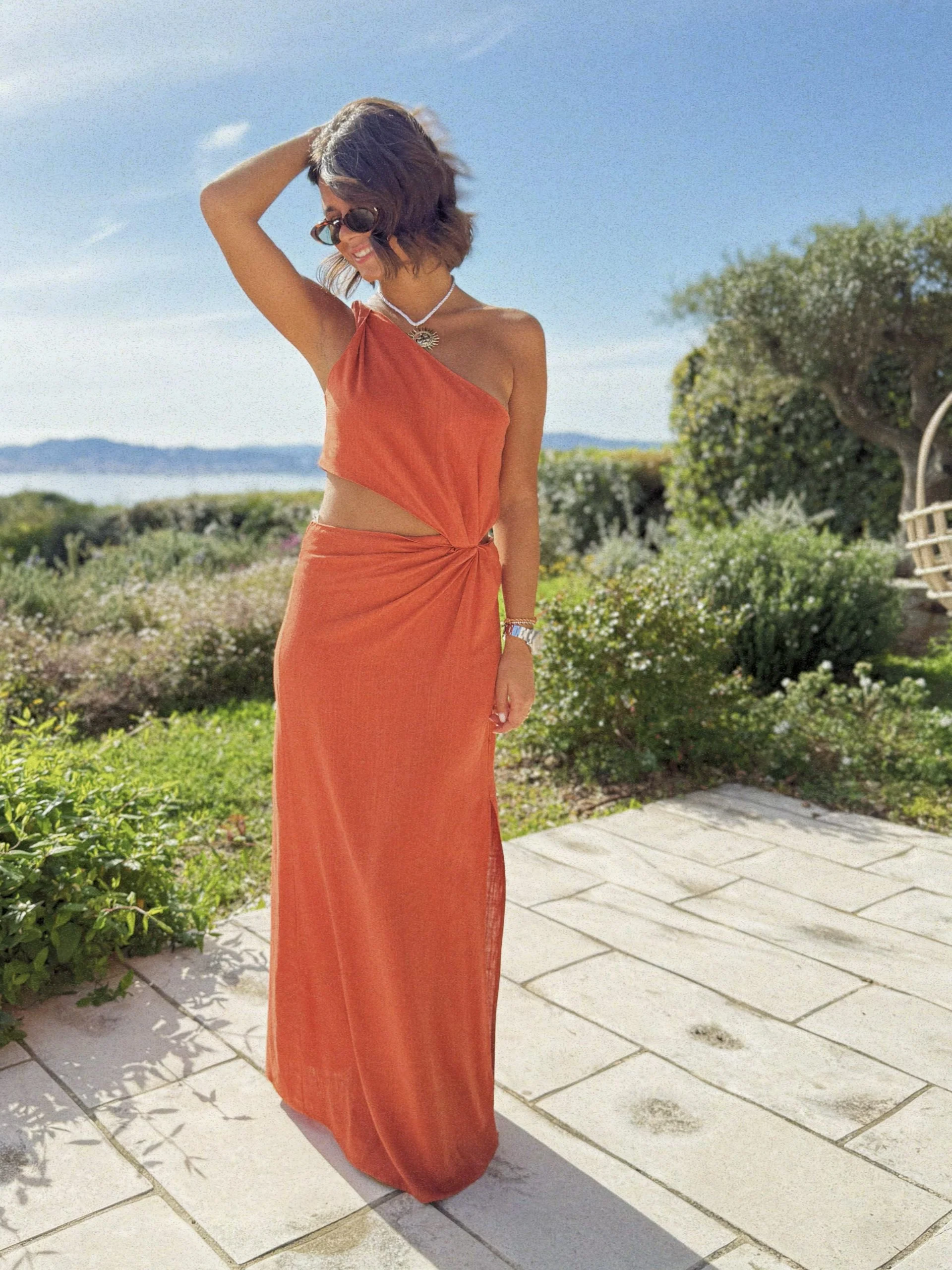 Robe ESMÉE terracota - Image 3