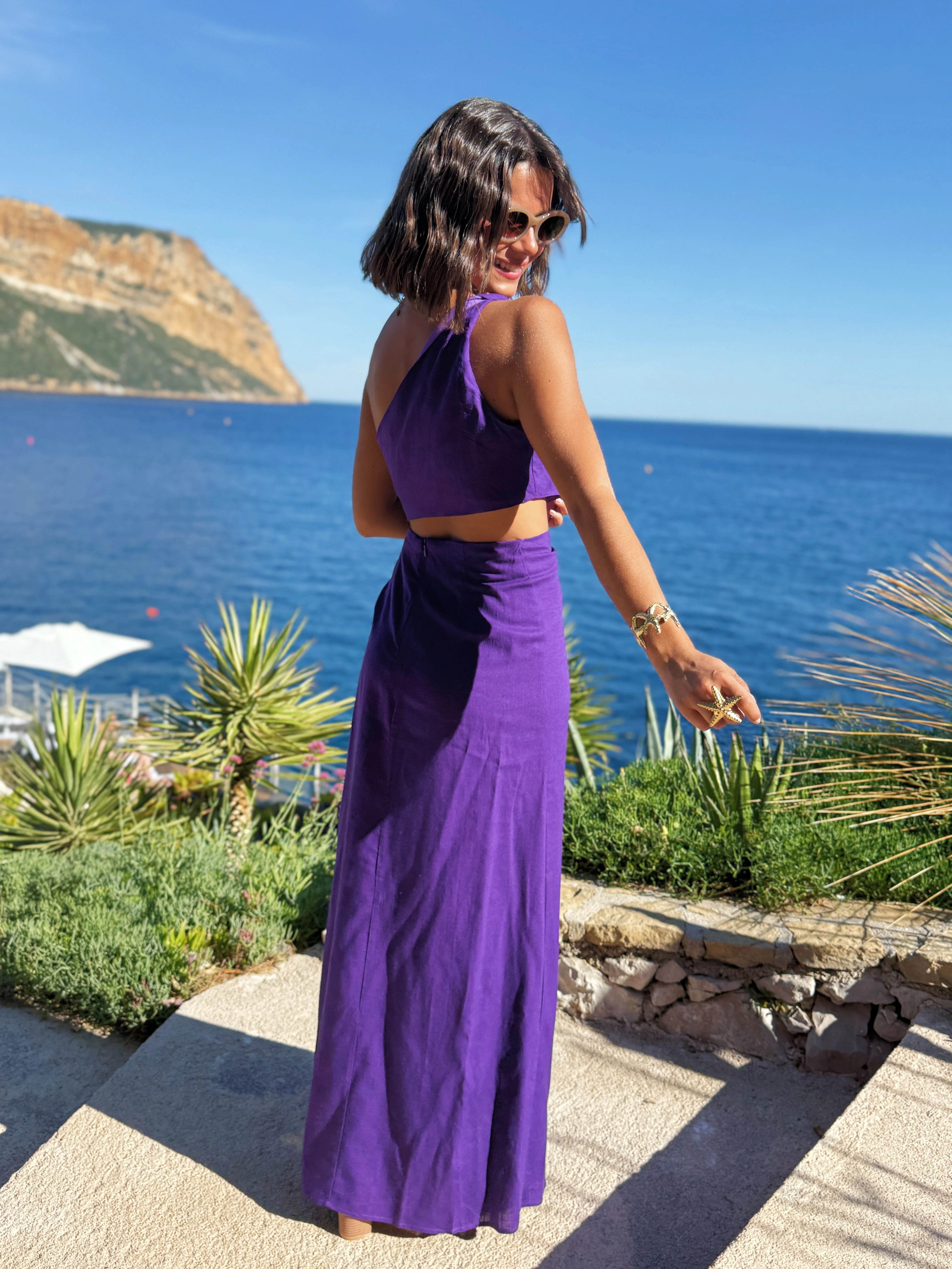 Robe ESMÉE violet - Image 3