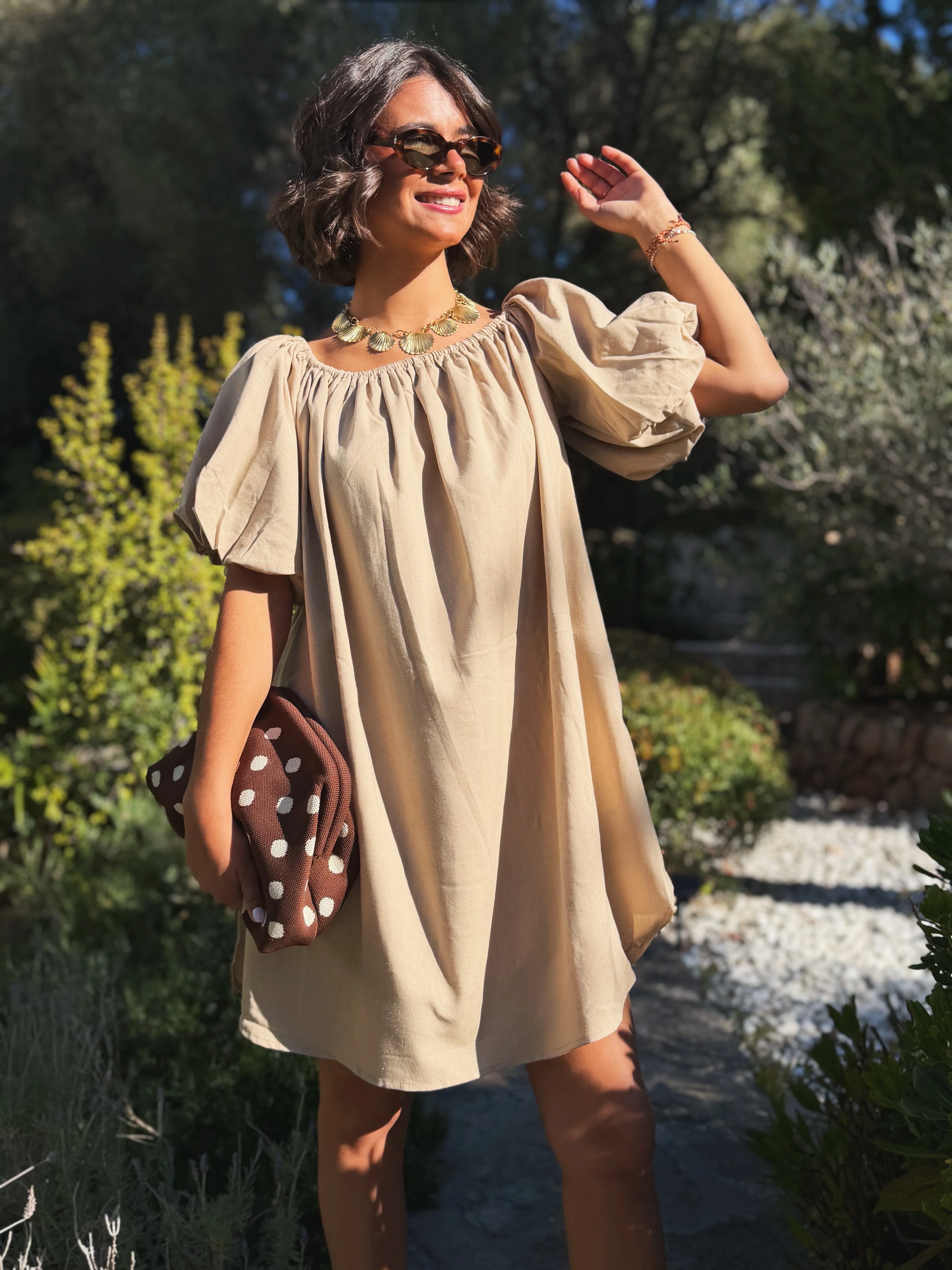 Robe LISON camel - Image 2