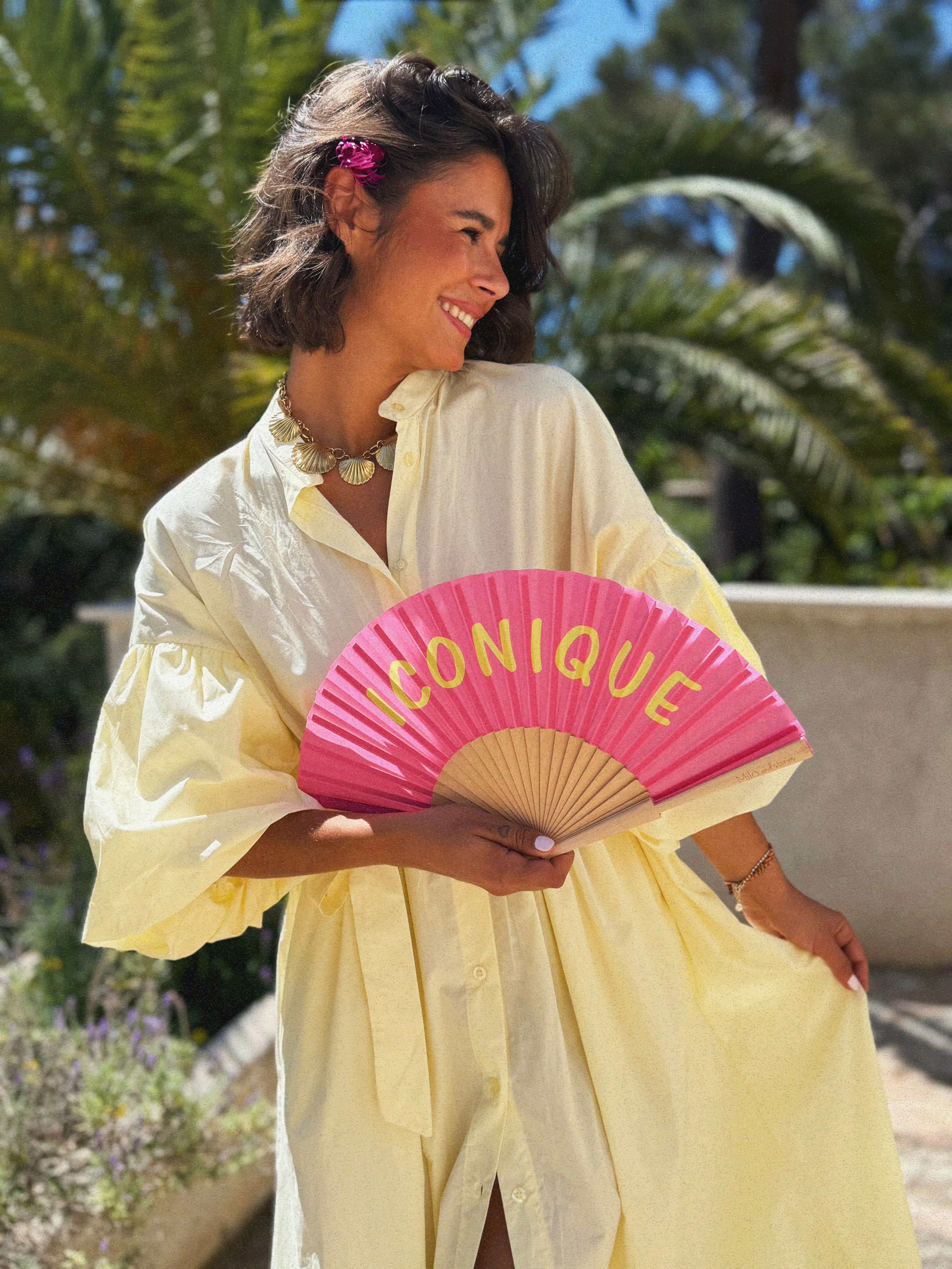 Robe longue AMAYA jaune - Image 6
