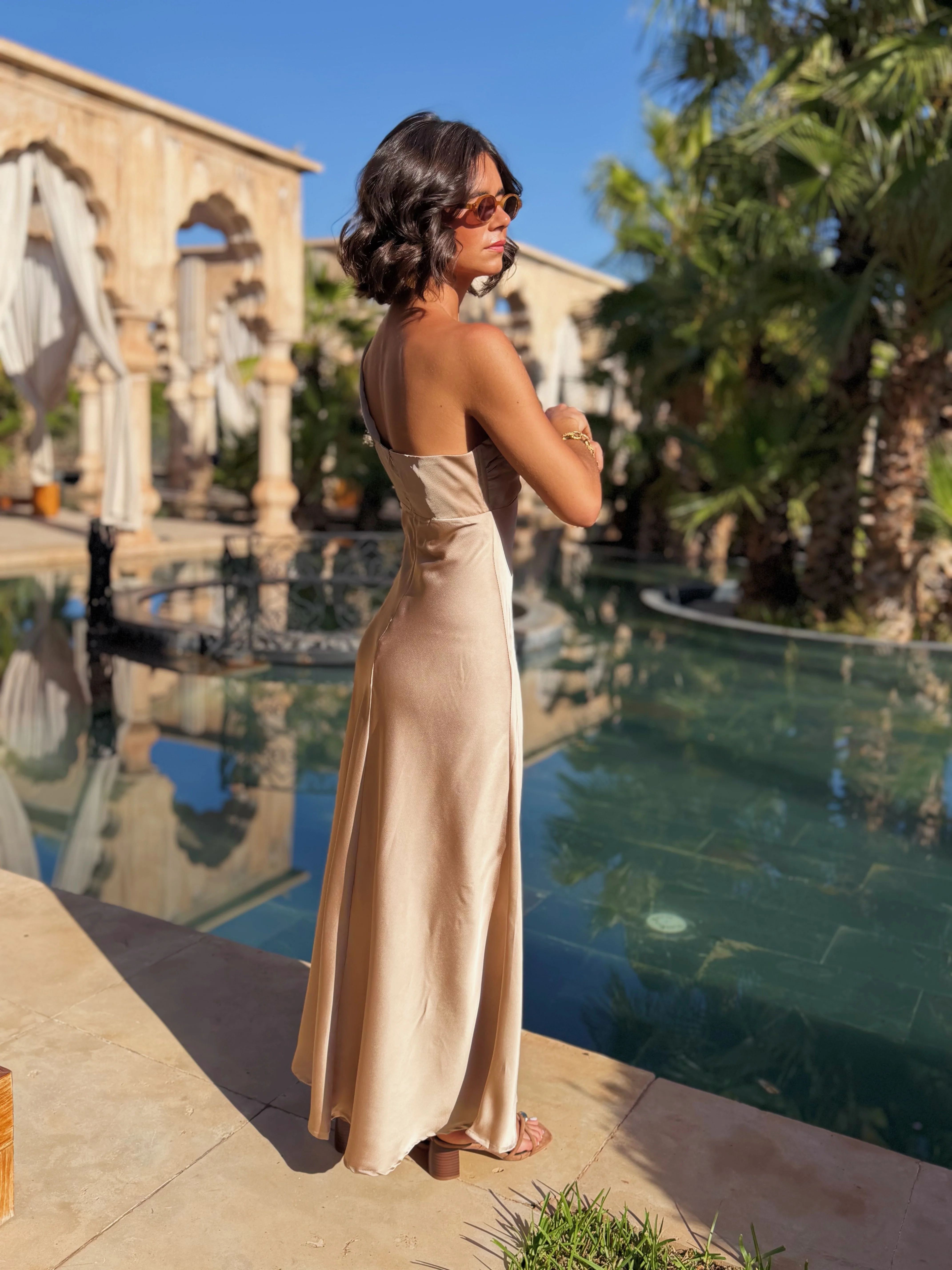 Robe OLYMPE beige - Image 3