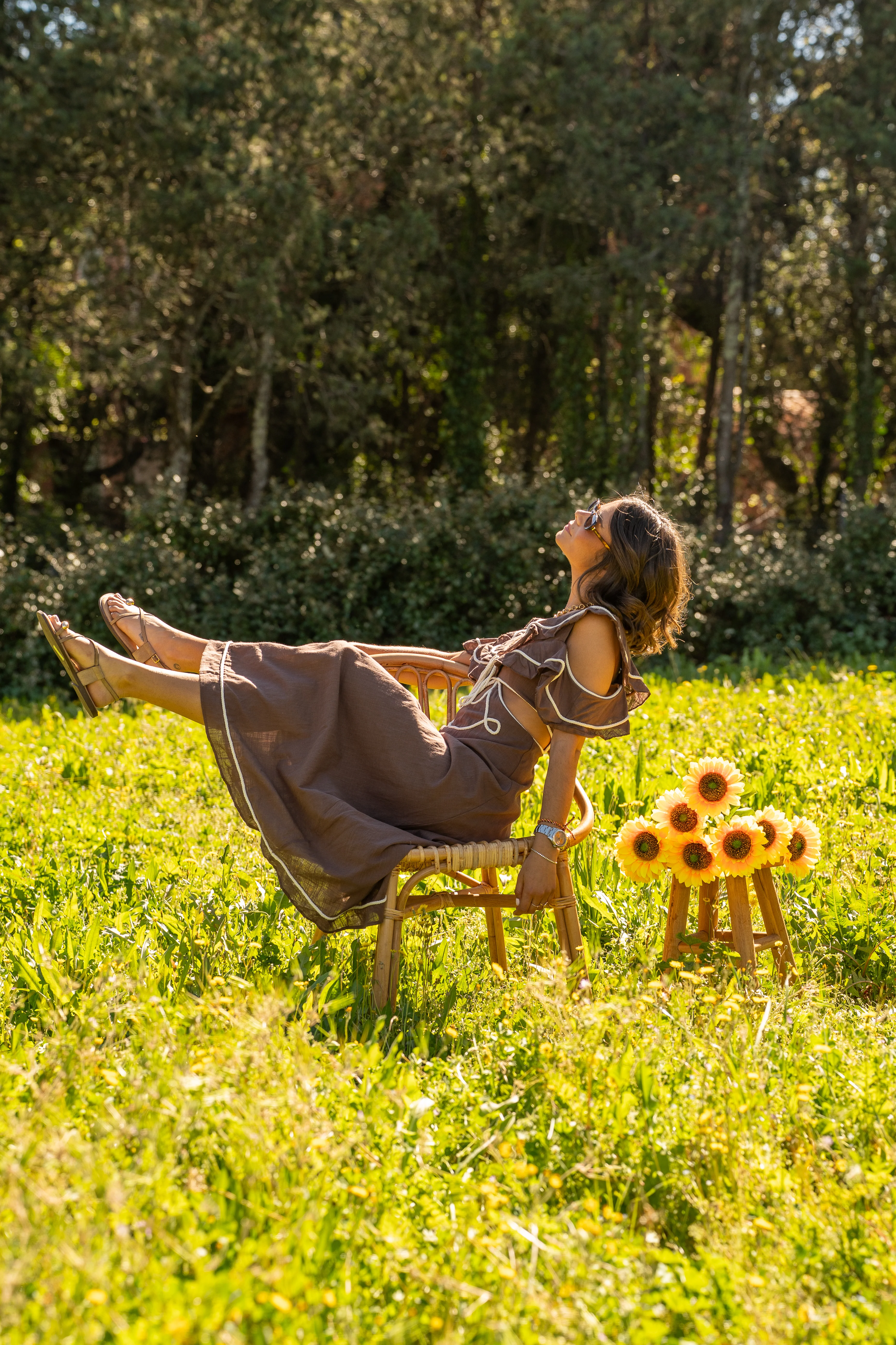 Robe SUZANNE chocolat - Image 7