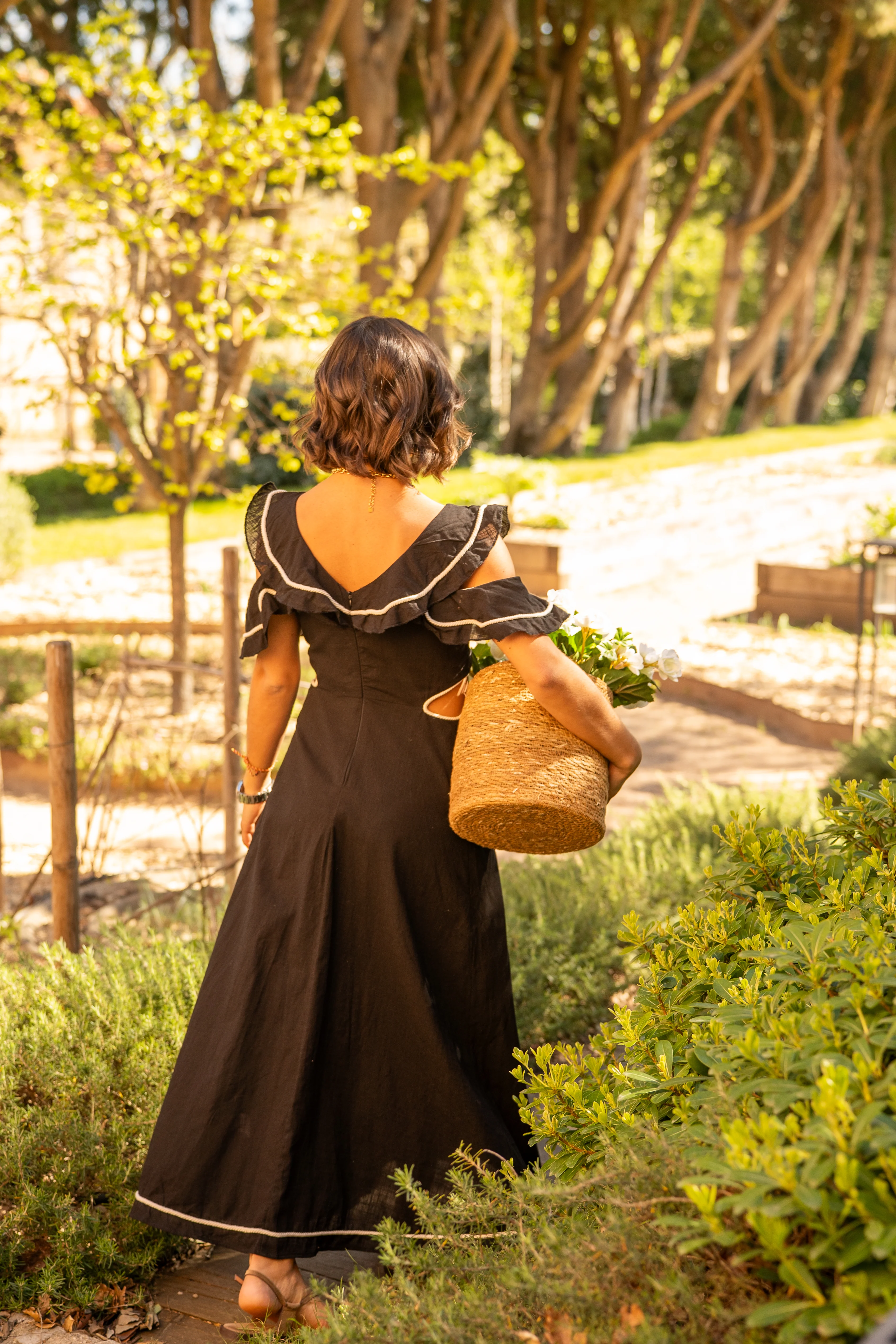 Robe SUZANNE noir - Image 4