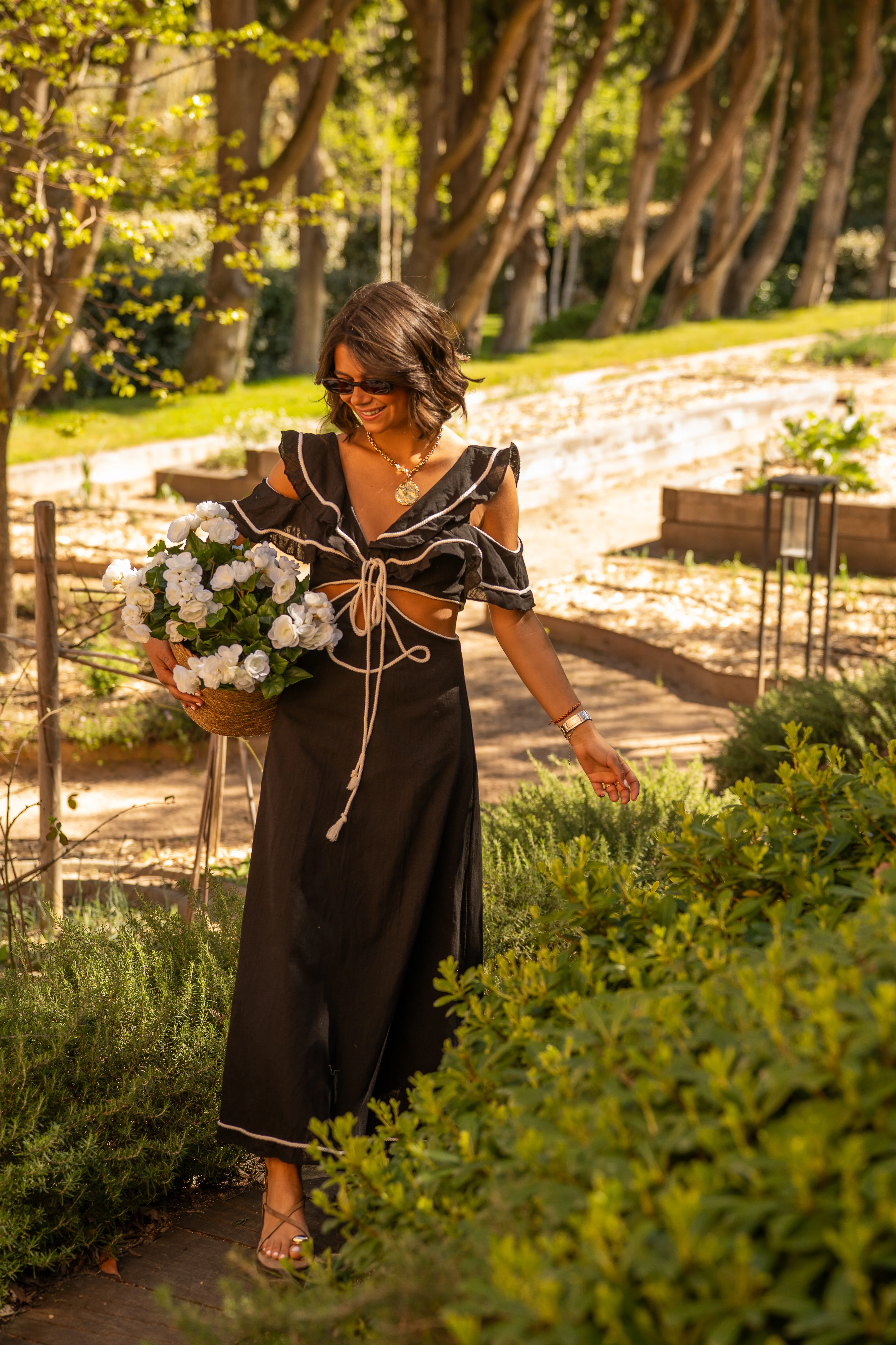 Robe SUZANNE noir - Image 6