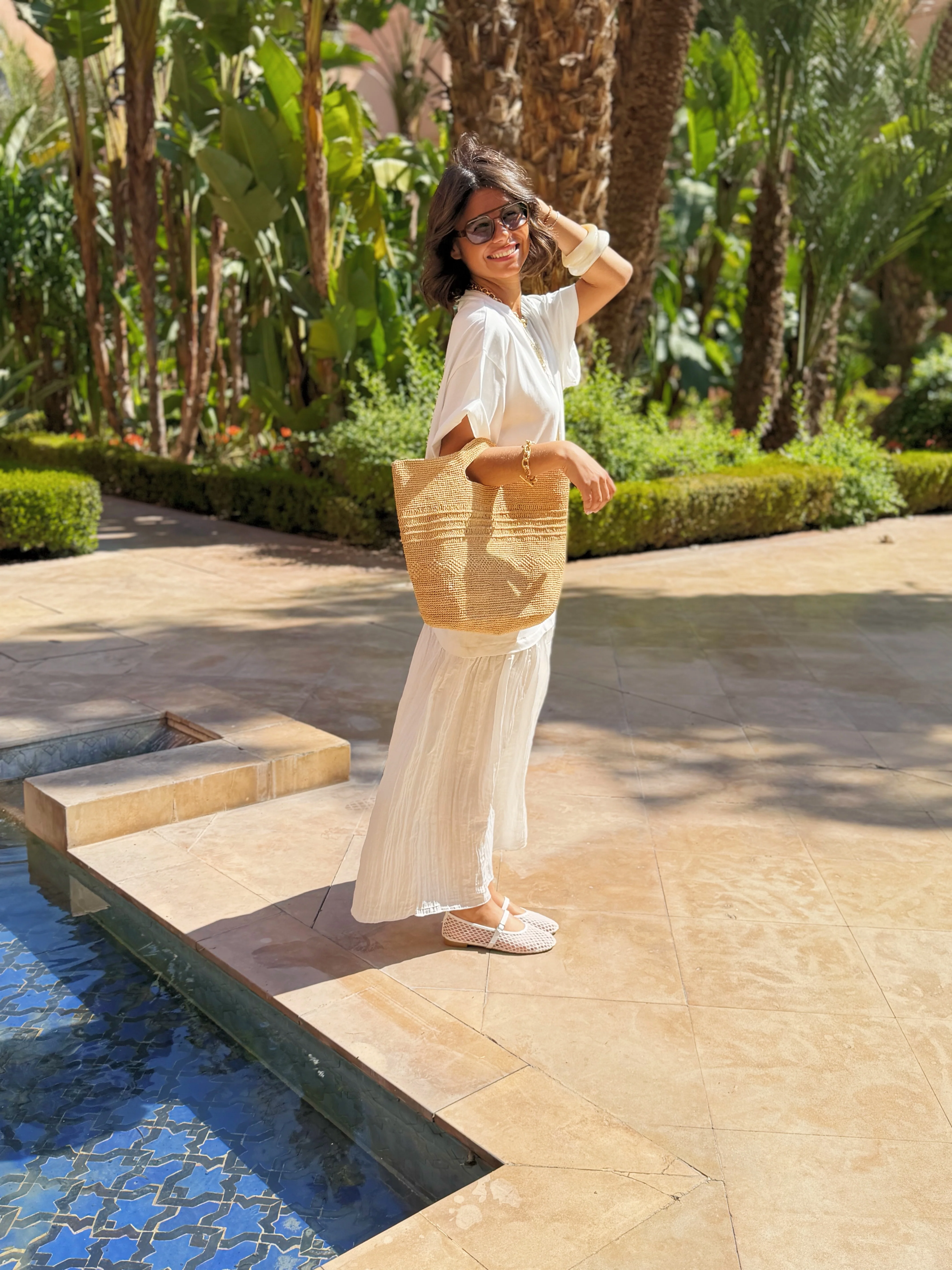 Robe tee-shirt blanche - Image 4