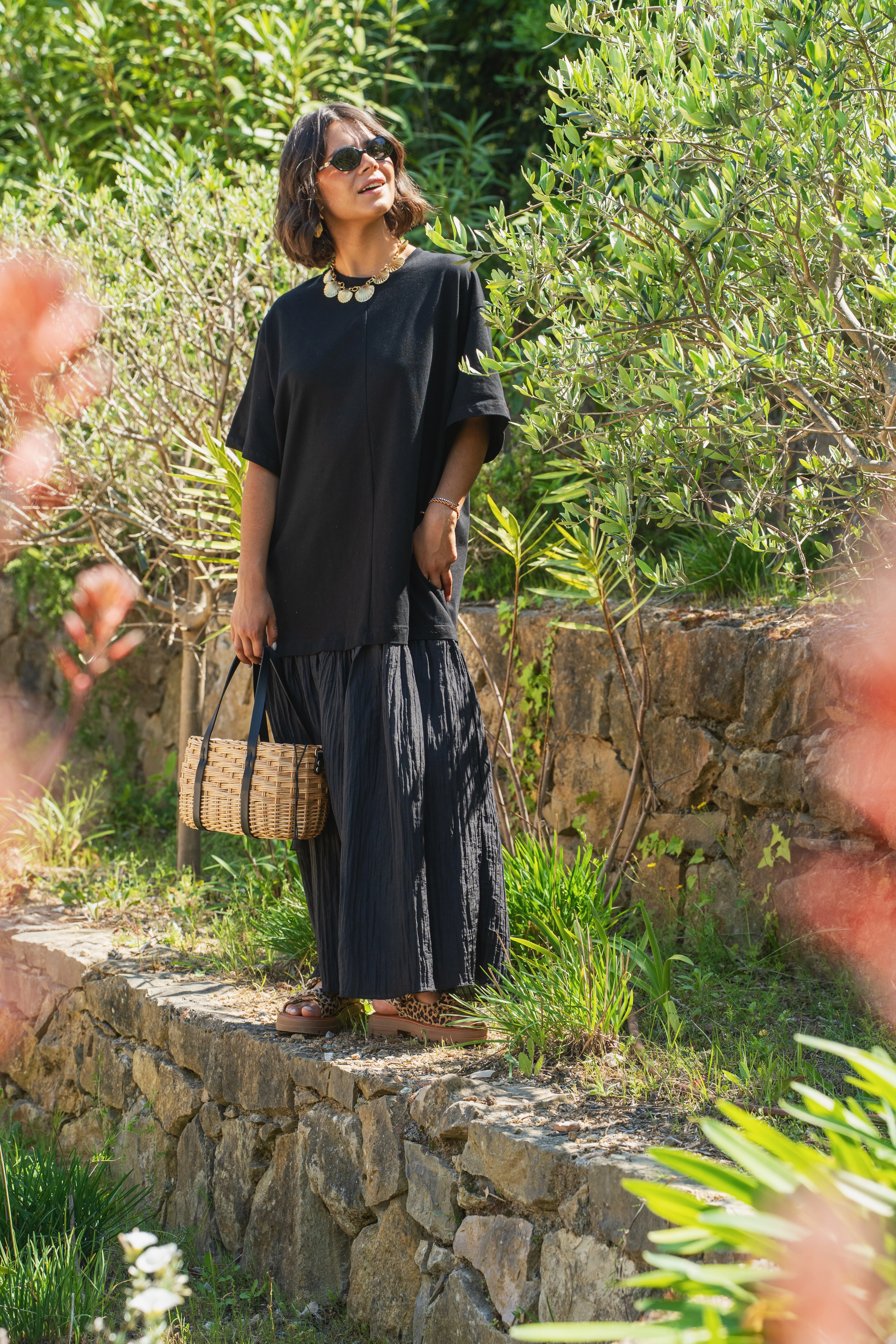 Robe TEE-SHIRT noir