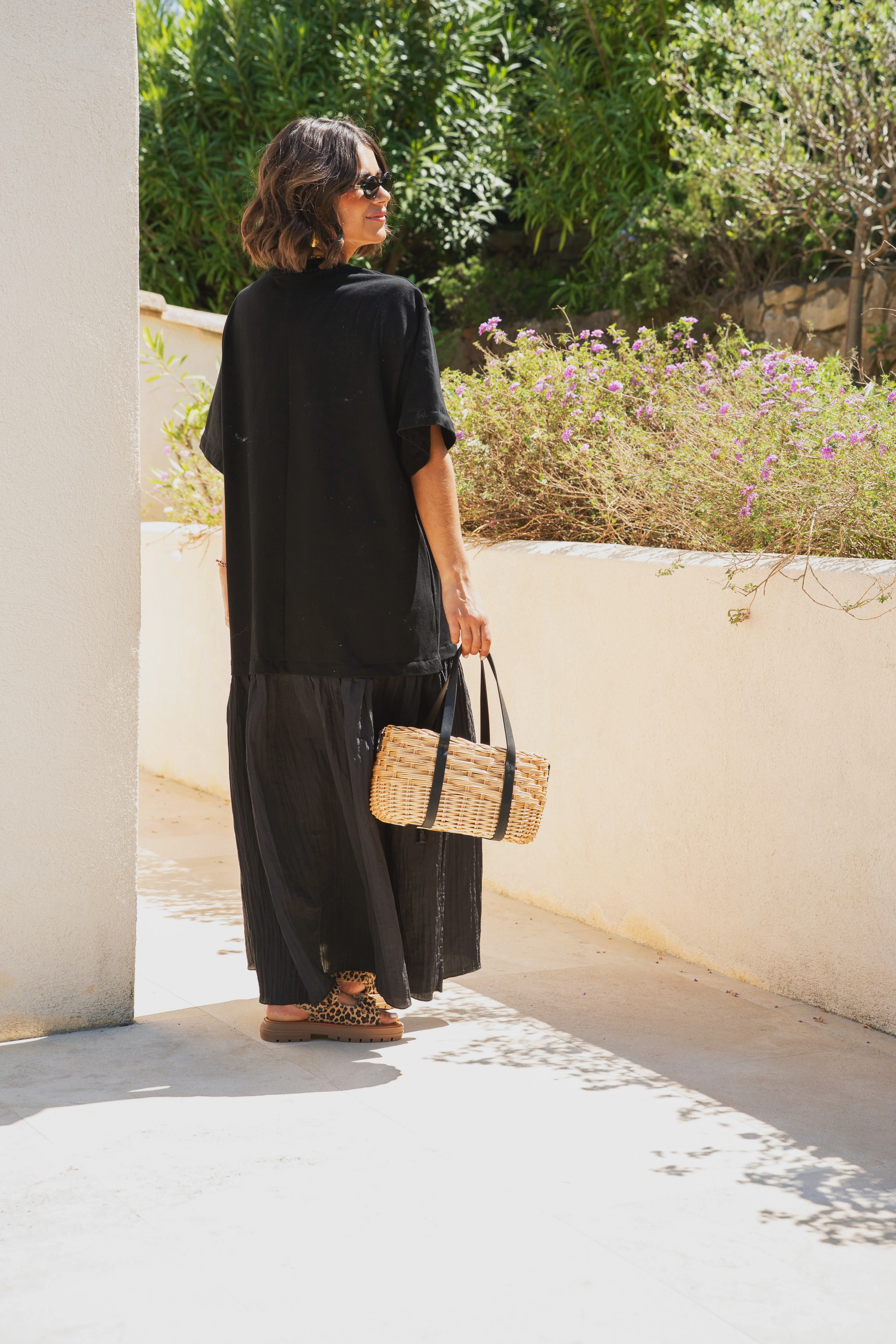 Robe TEE-SHIRT noir - Image 3