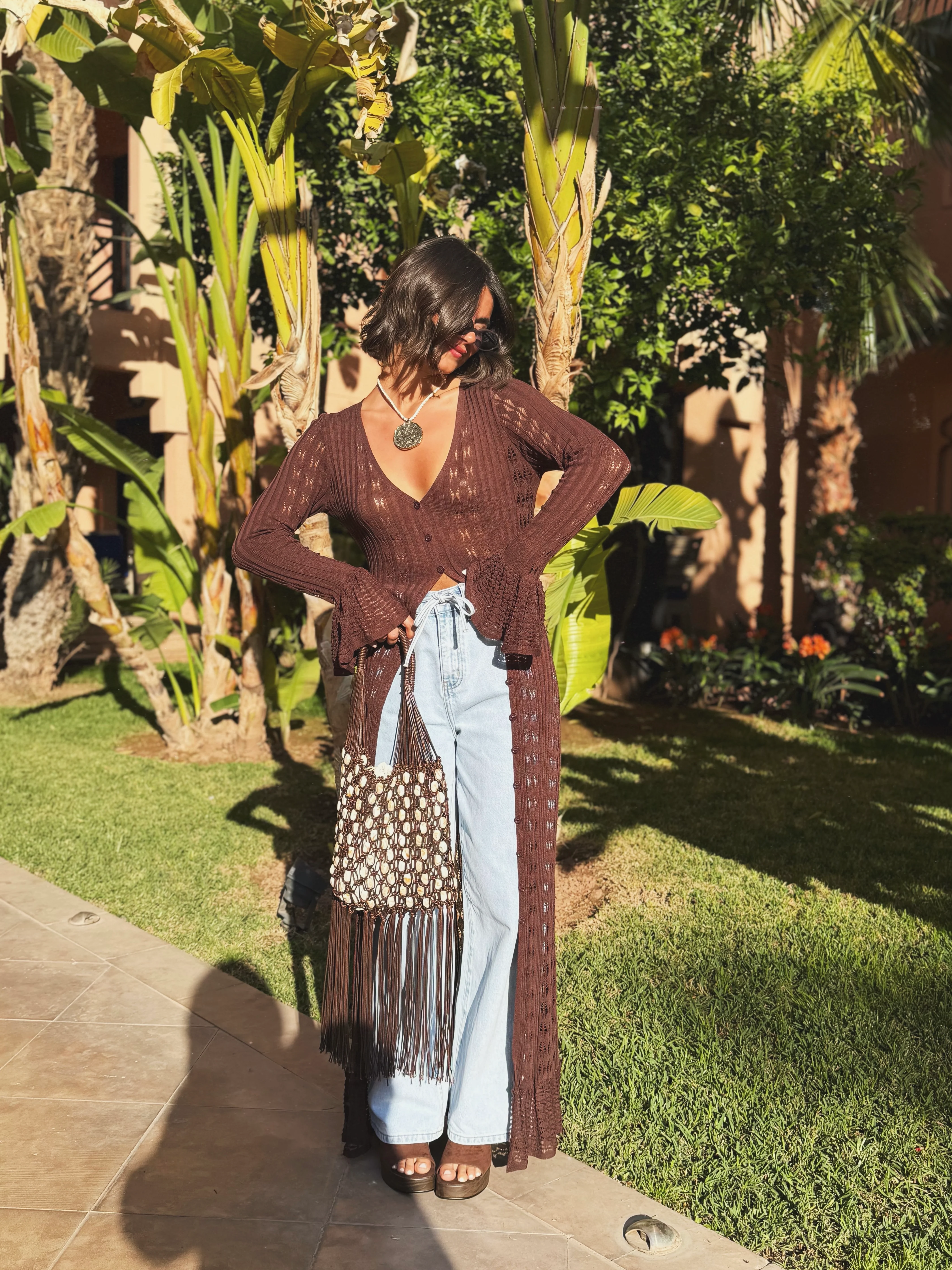 Sac BOHO chocolat - Image 5