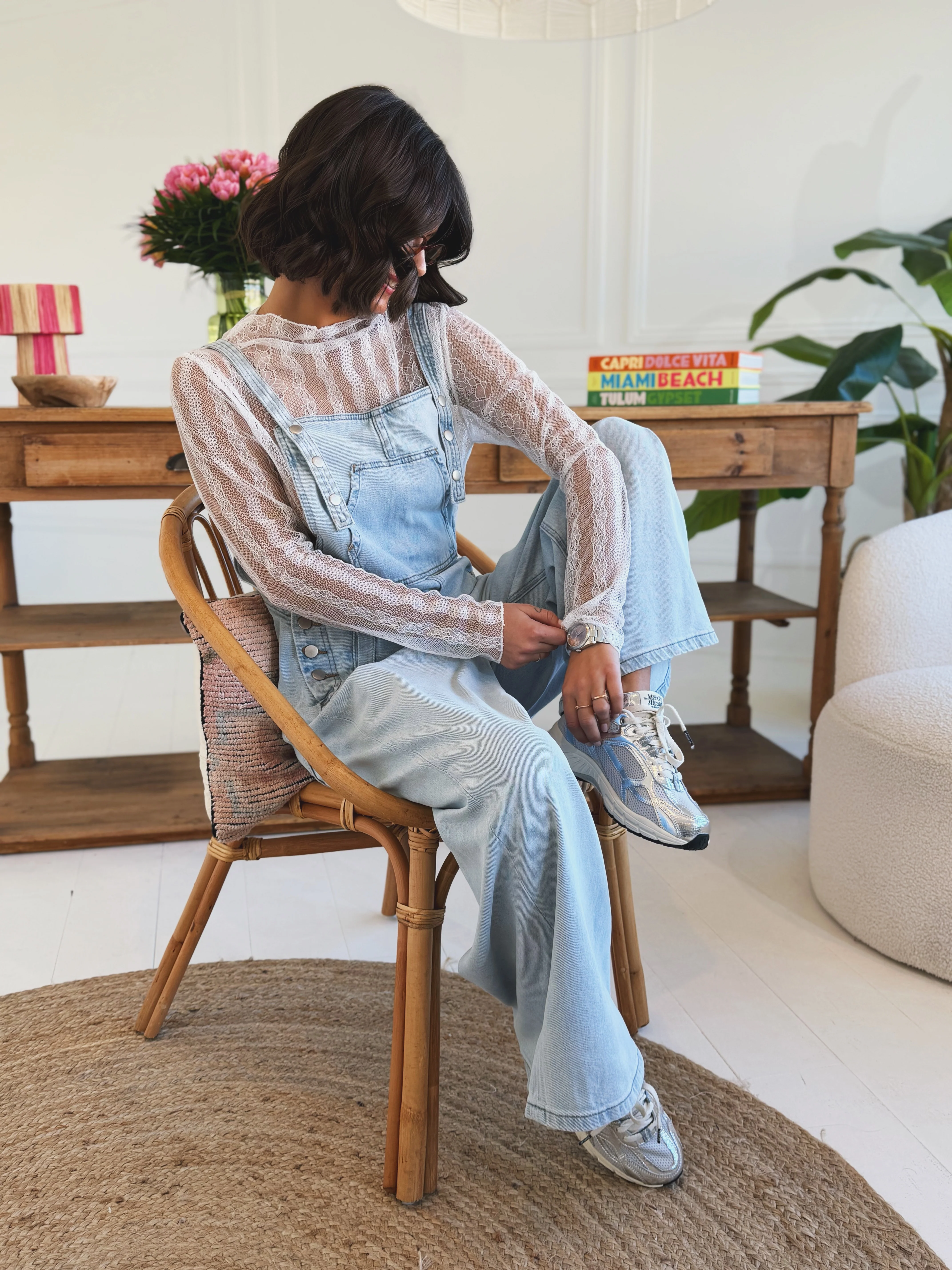 Salopette en DENIM clair - Image 9