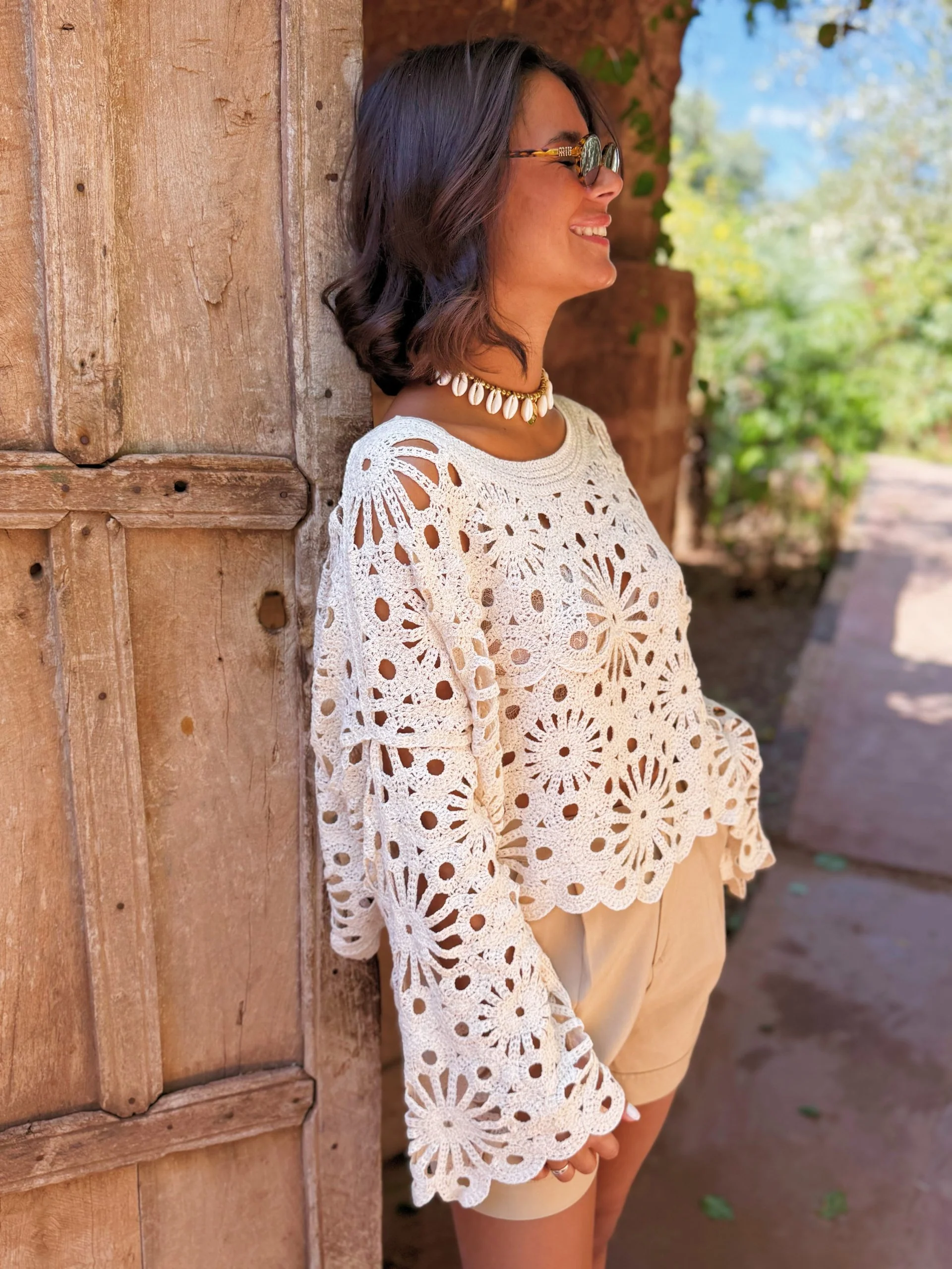 Short en coton GASPARD beige - Image 5