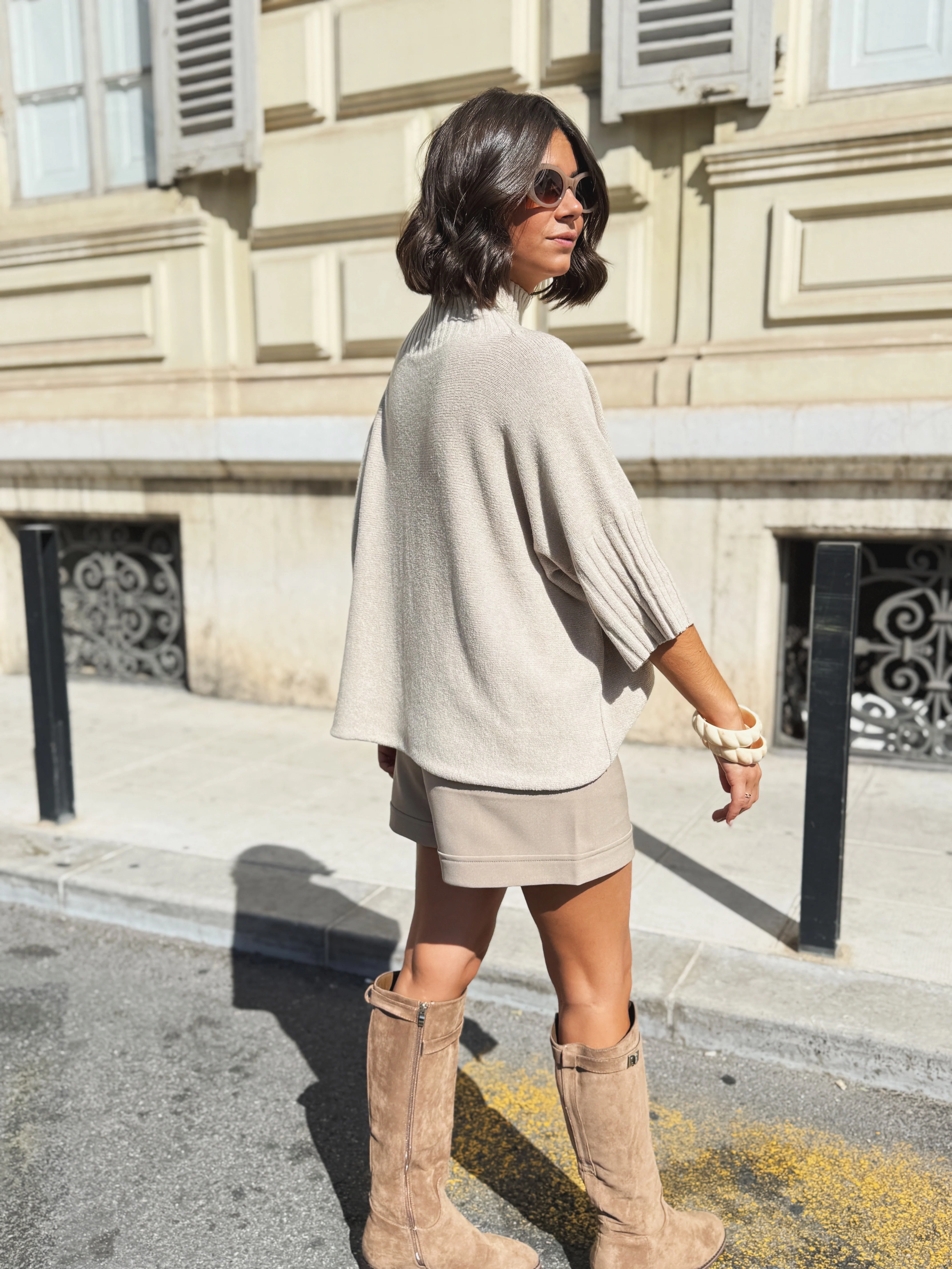 Short GASPARD taupe - Image 6
