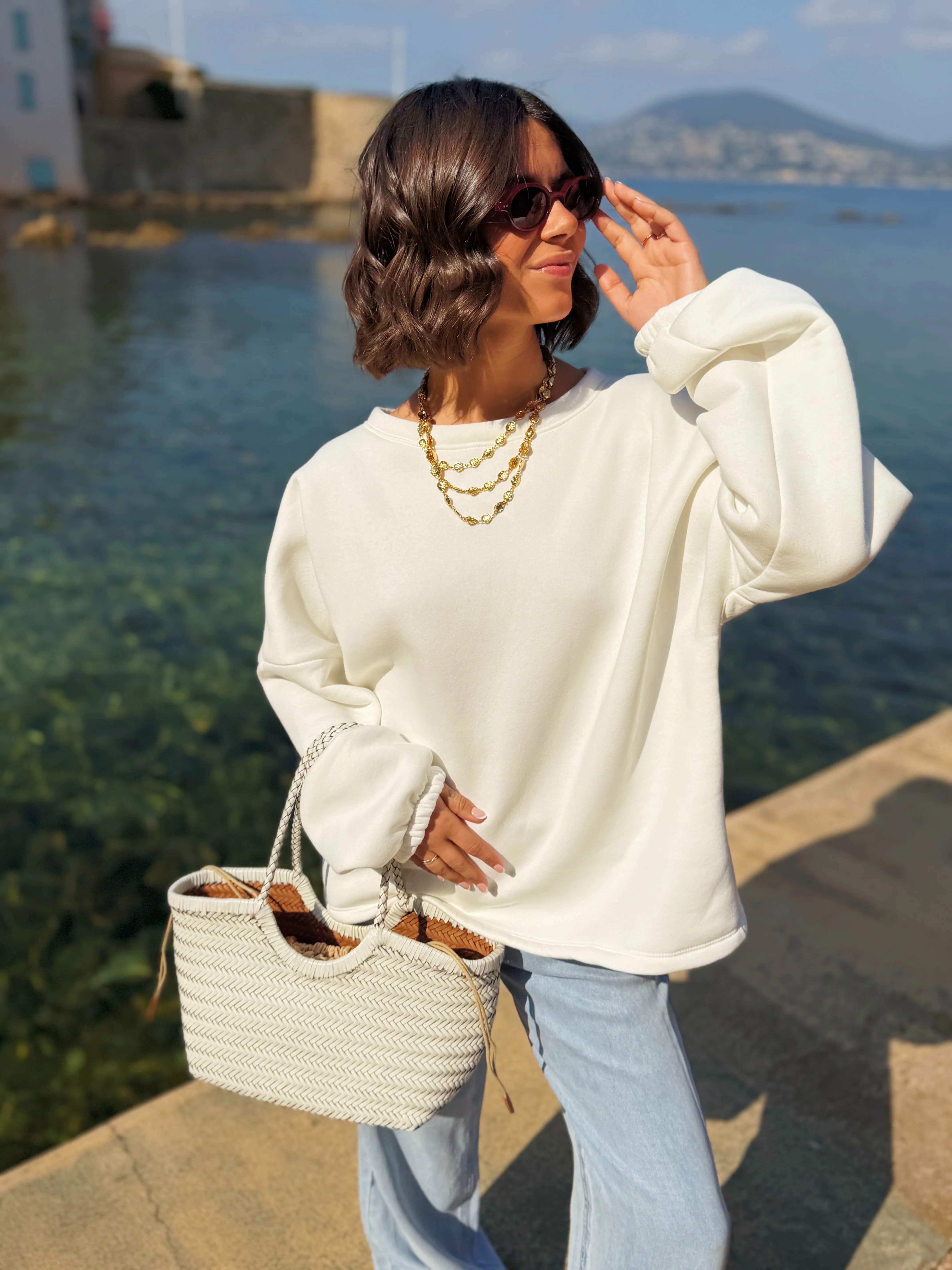 Sweat GOODVIBES blanc - Image 2