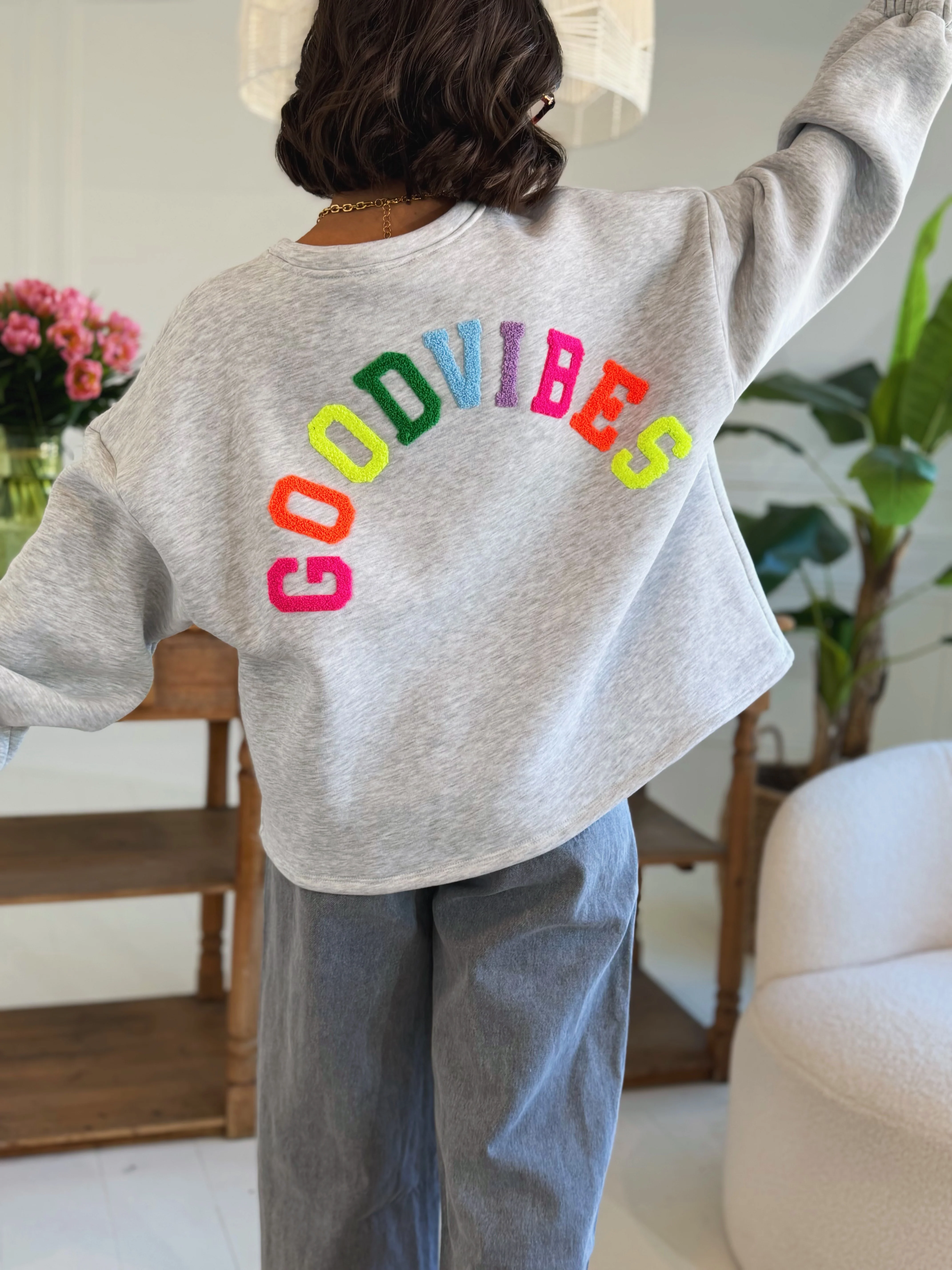 Sweat GOODVIBES gris