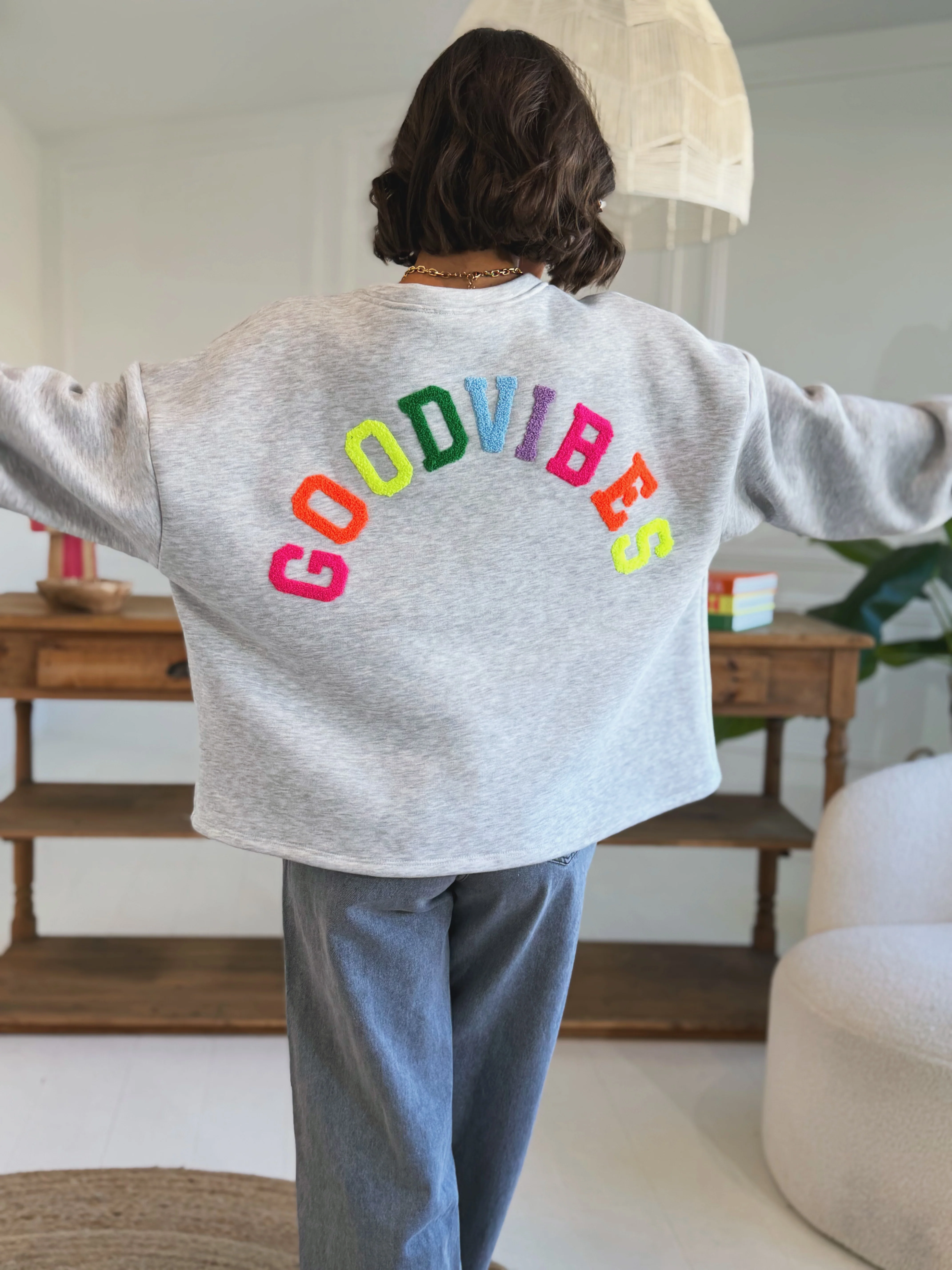 Sweat GOODVIBES gris - Image 4