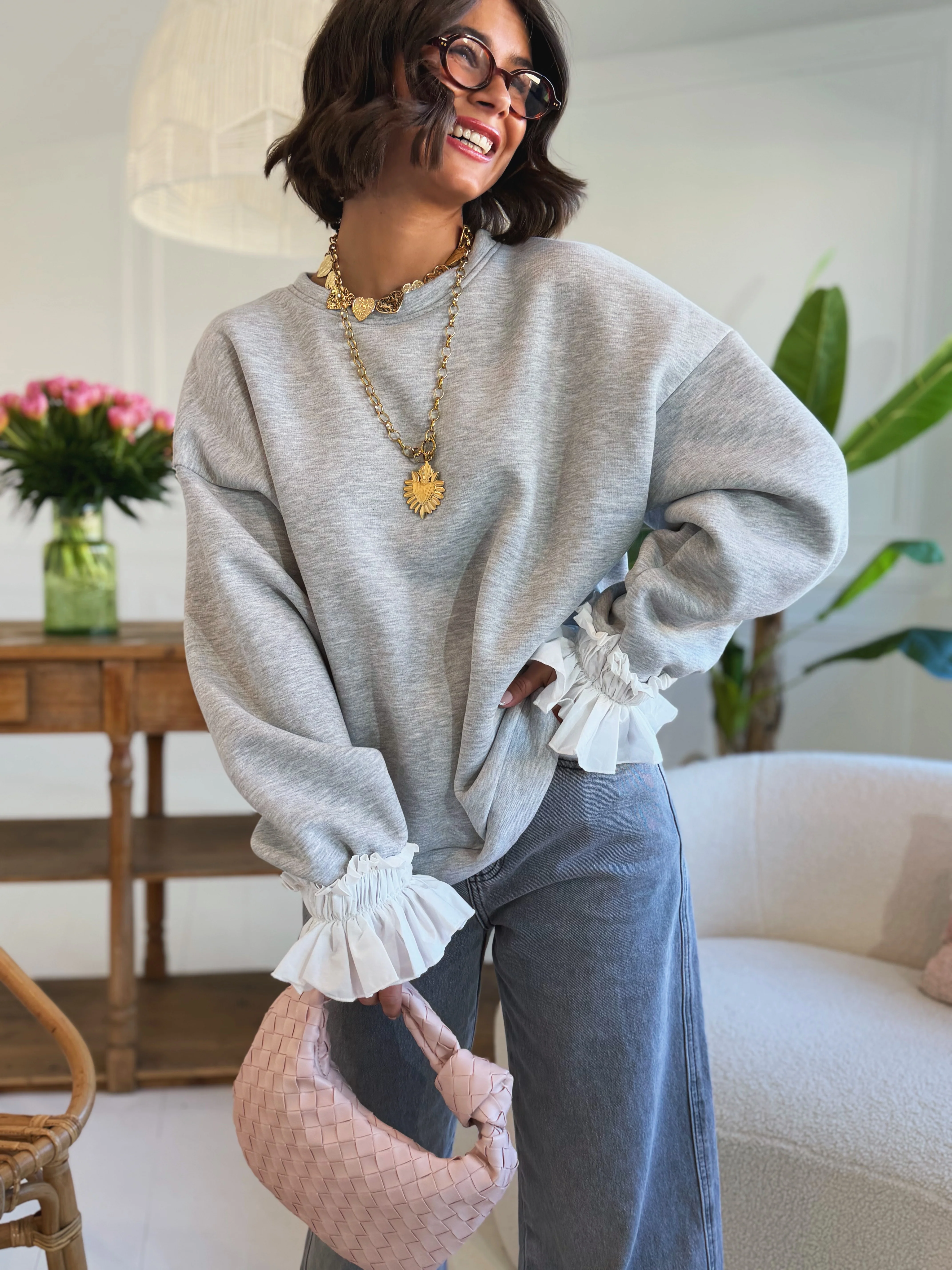 Sweat MOLLY gris
