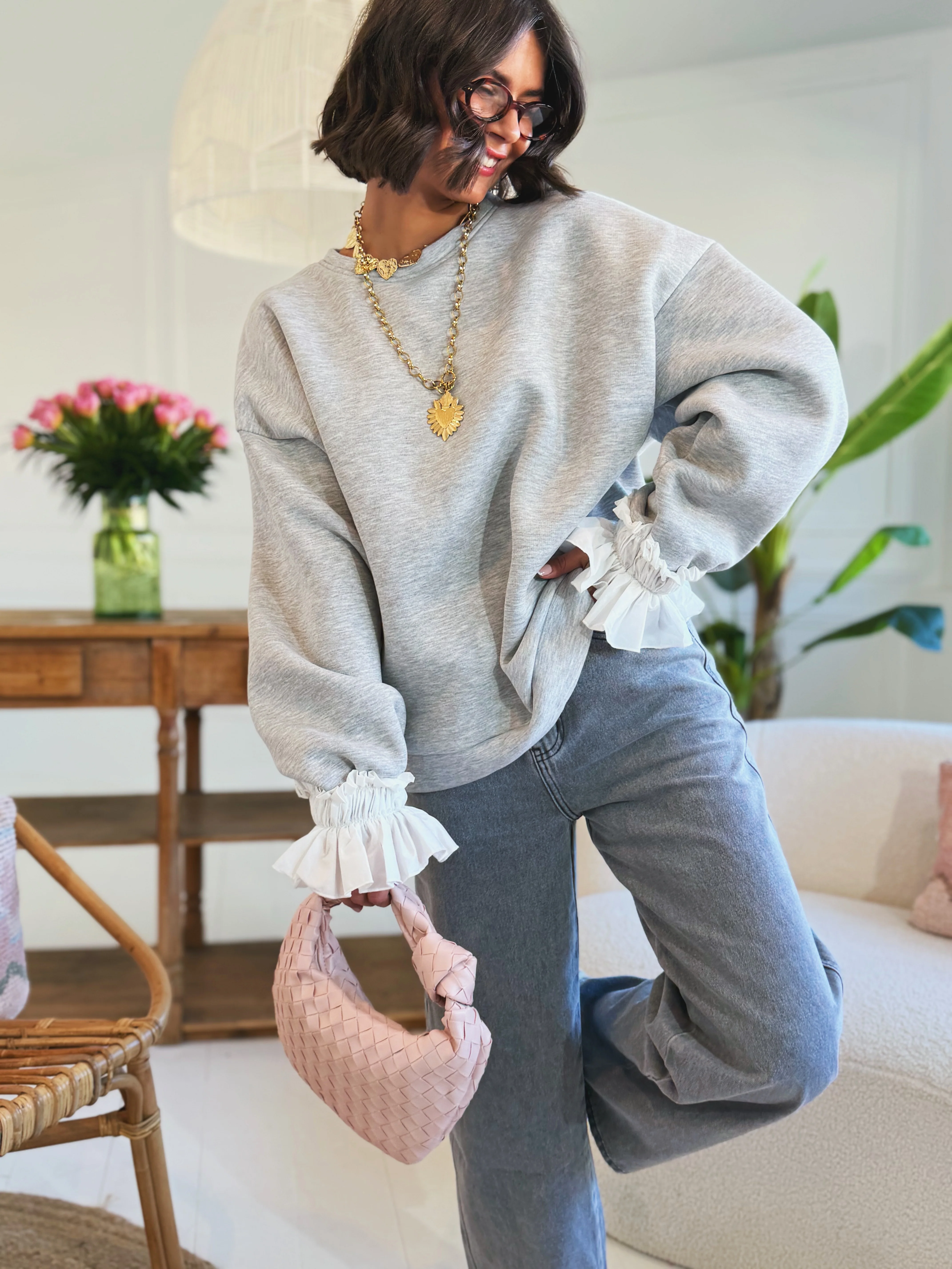 Sweat MOLLY gris - Image 3