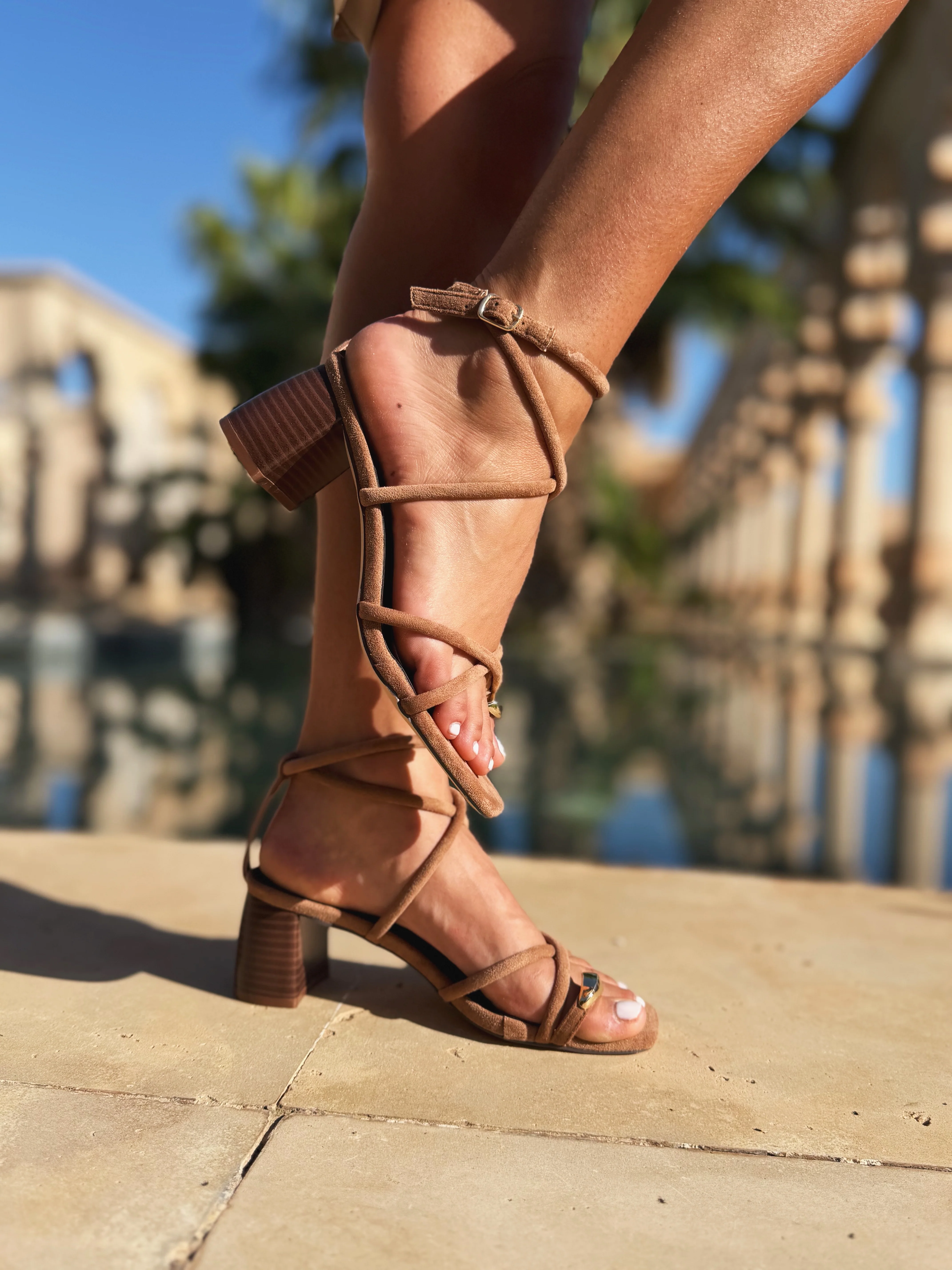 Talons ROMA beige