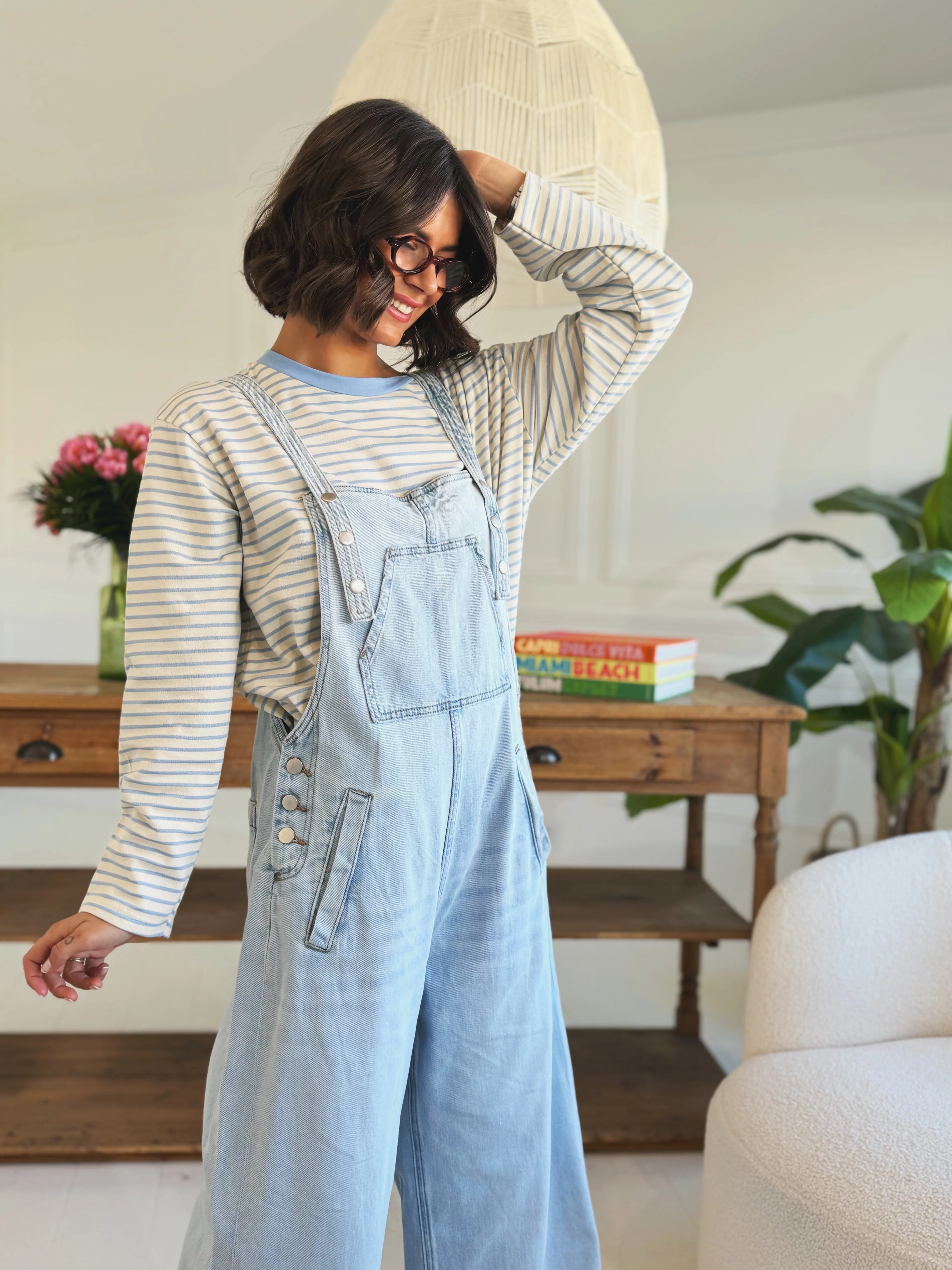 Salopette en DENIM clair - Image 7