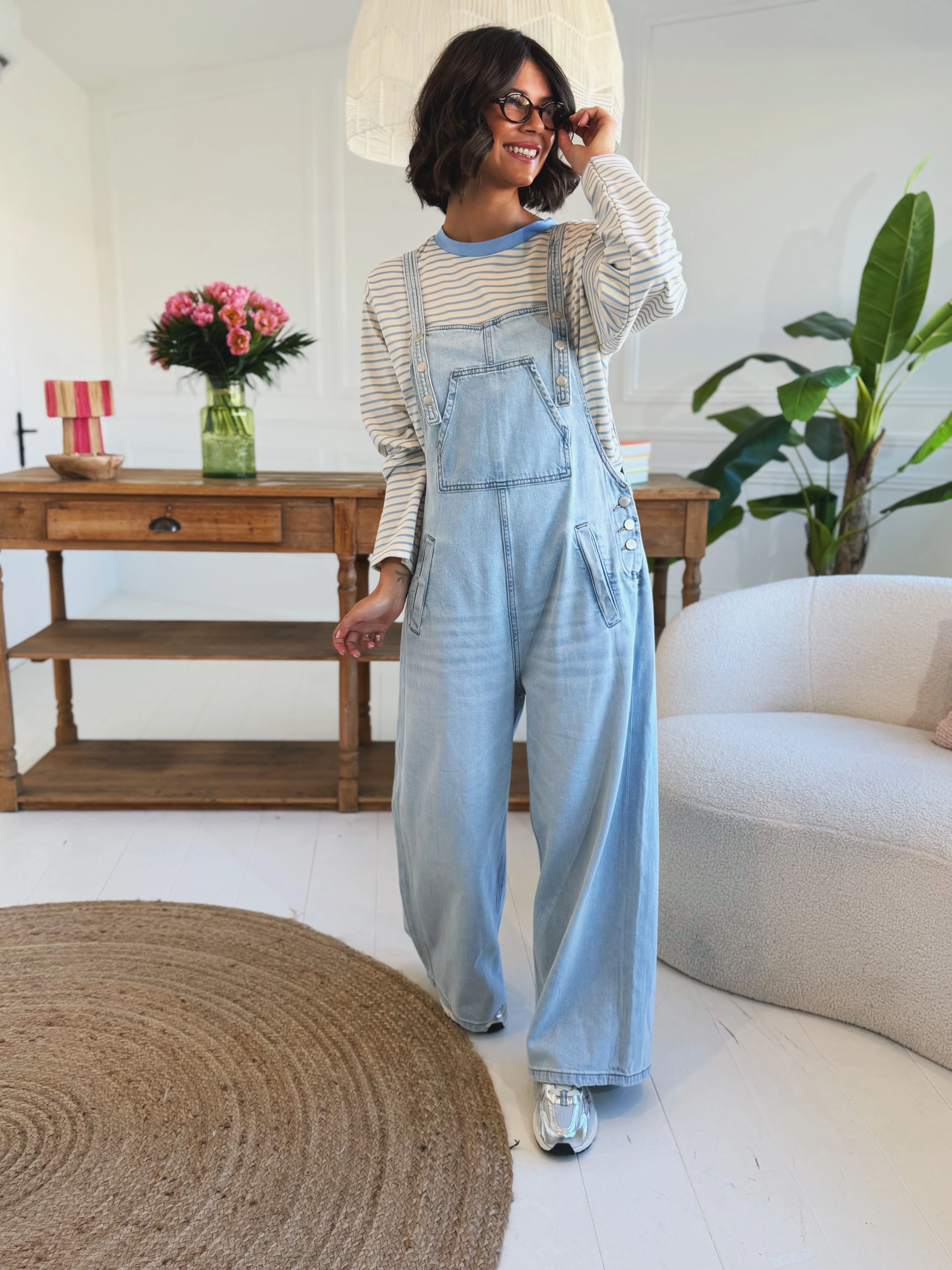Salopette en DENIM clair - Image 3