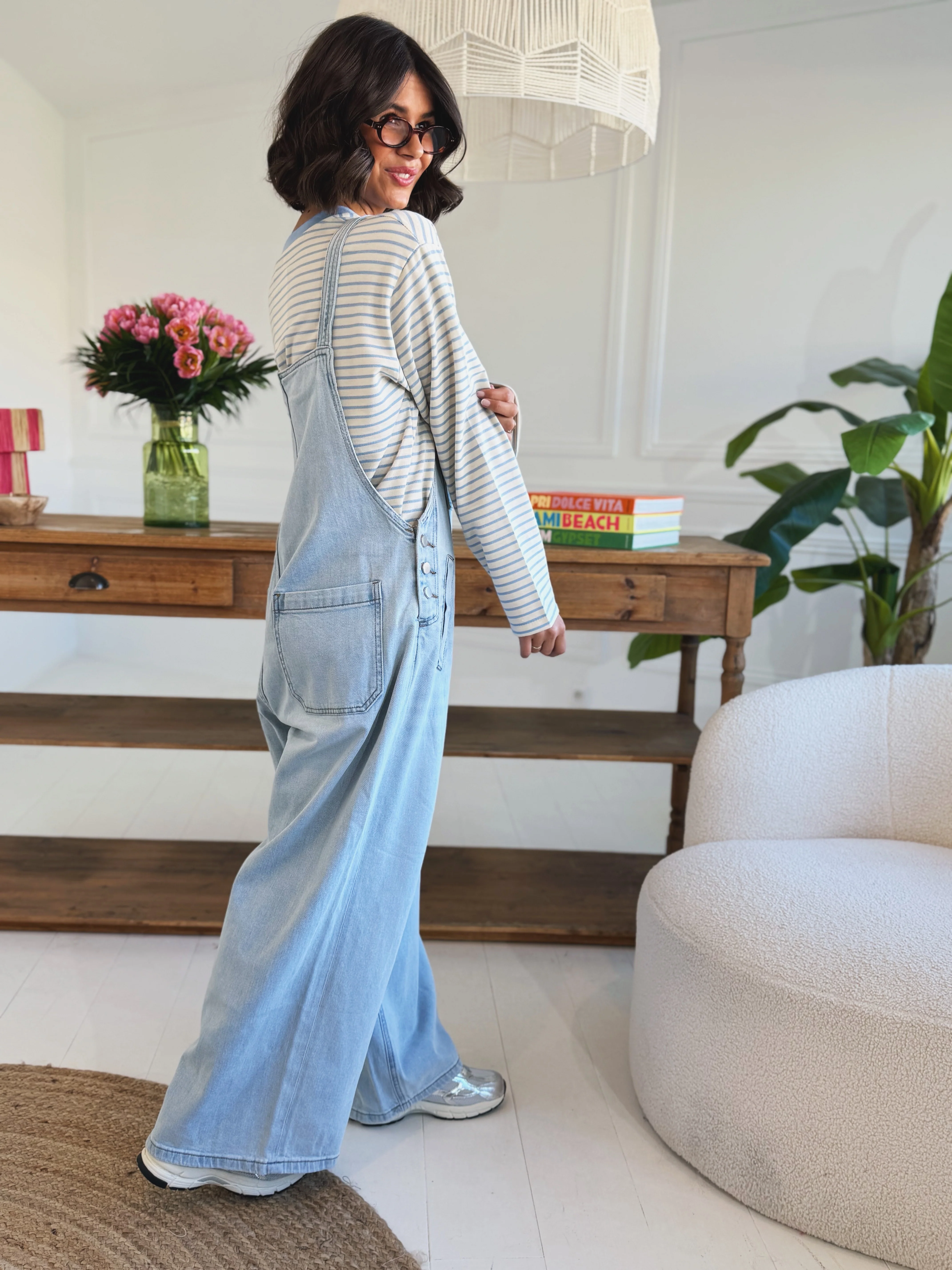 Salopette en DENIM clair - Image 6