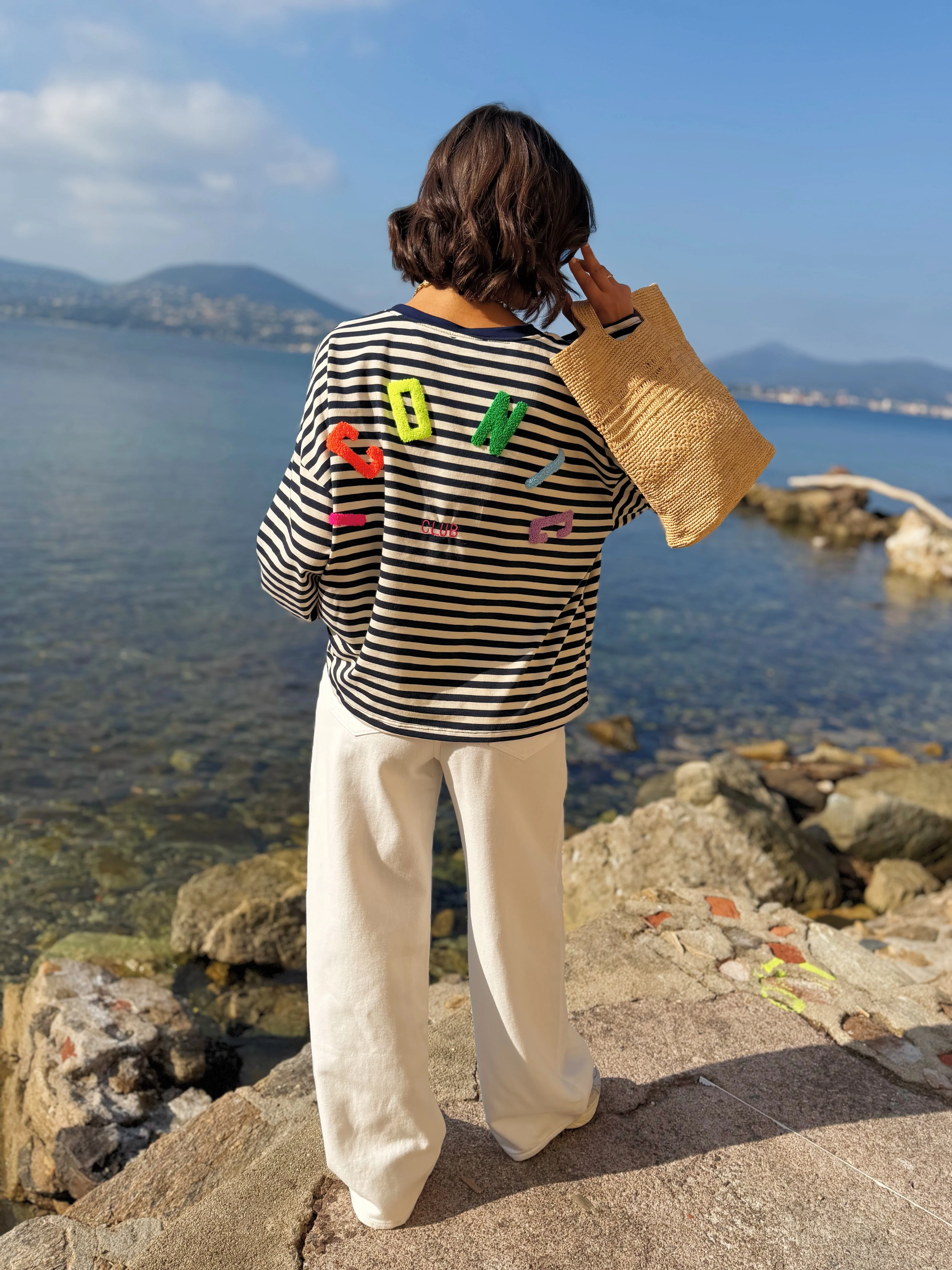 Tee-shirt MARINIÈRE ICONIC marine&blanc - Image 2