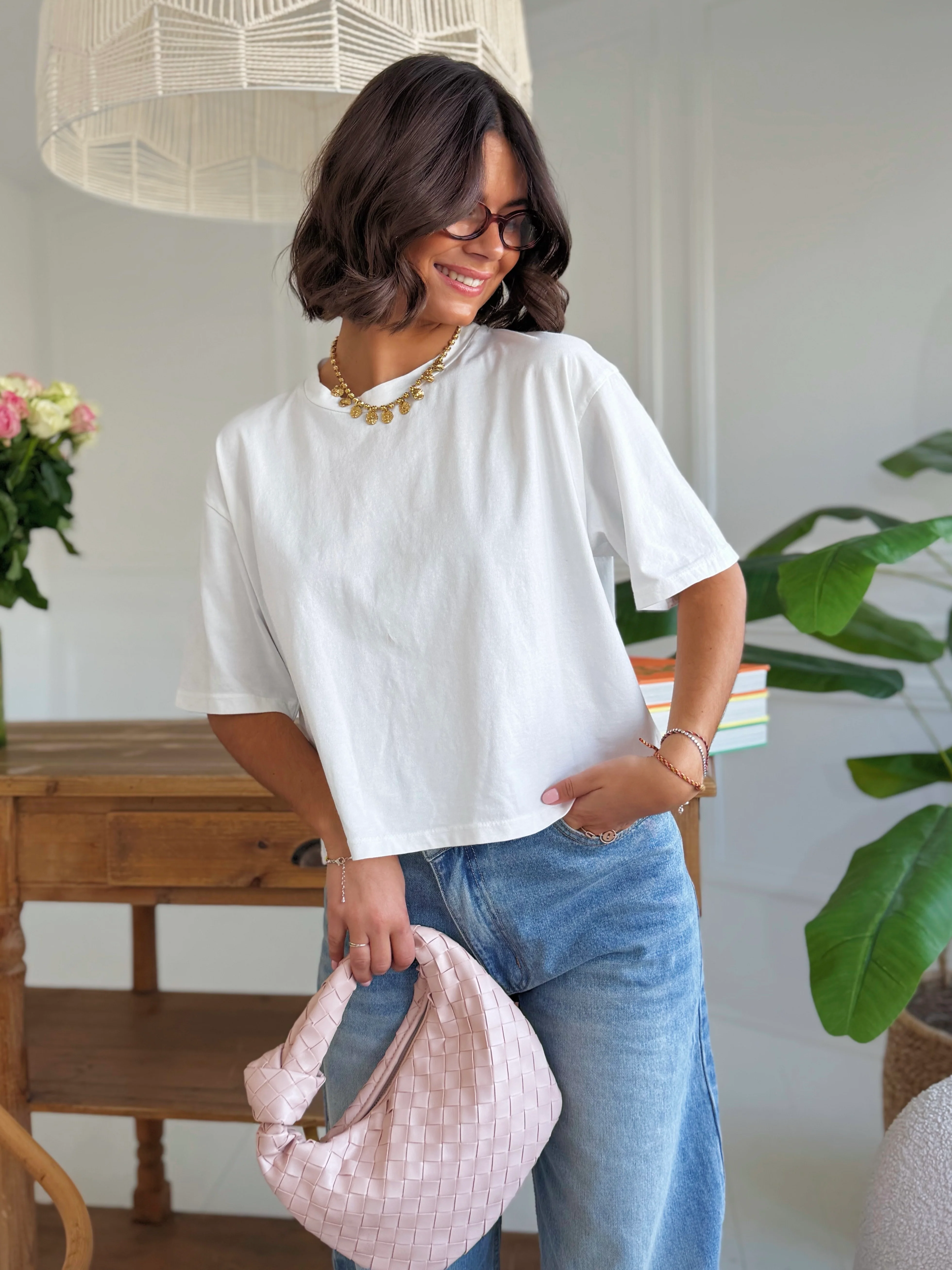 Tee-shirt OVERSIZE blanc - Image 3