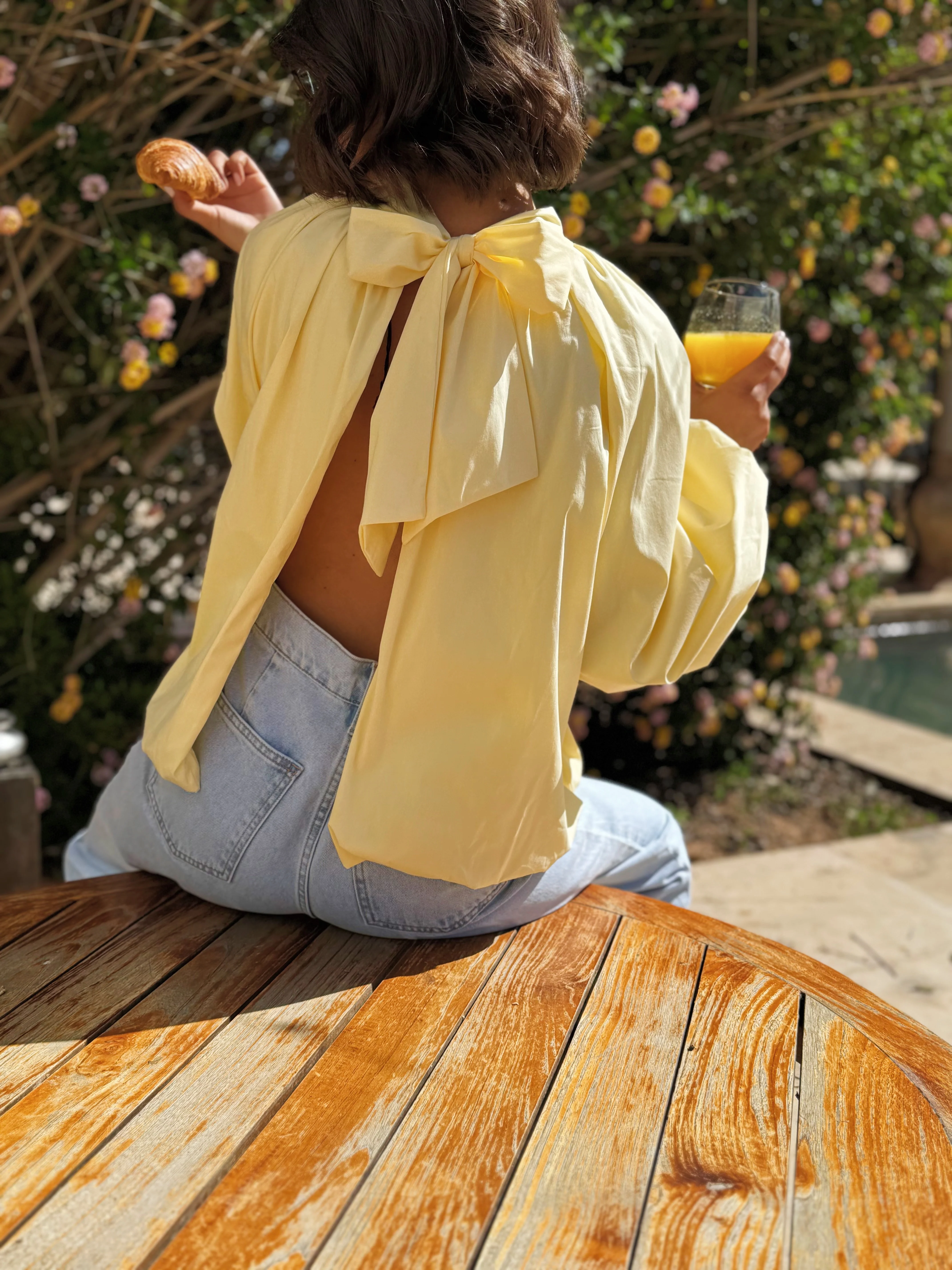 Top CAMELIA jaune - Image 3