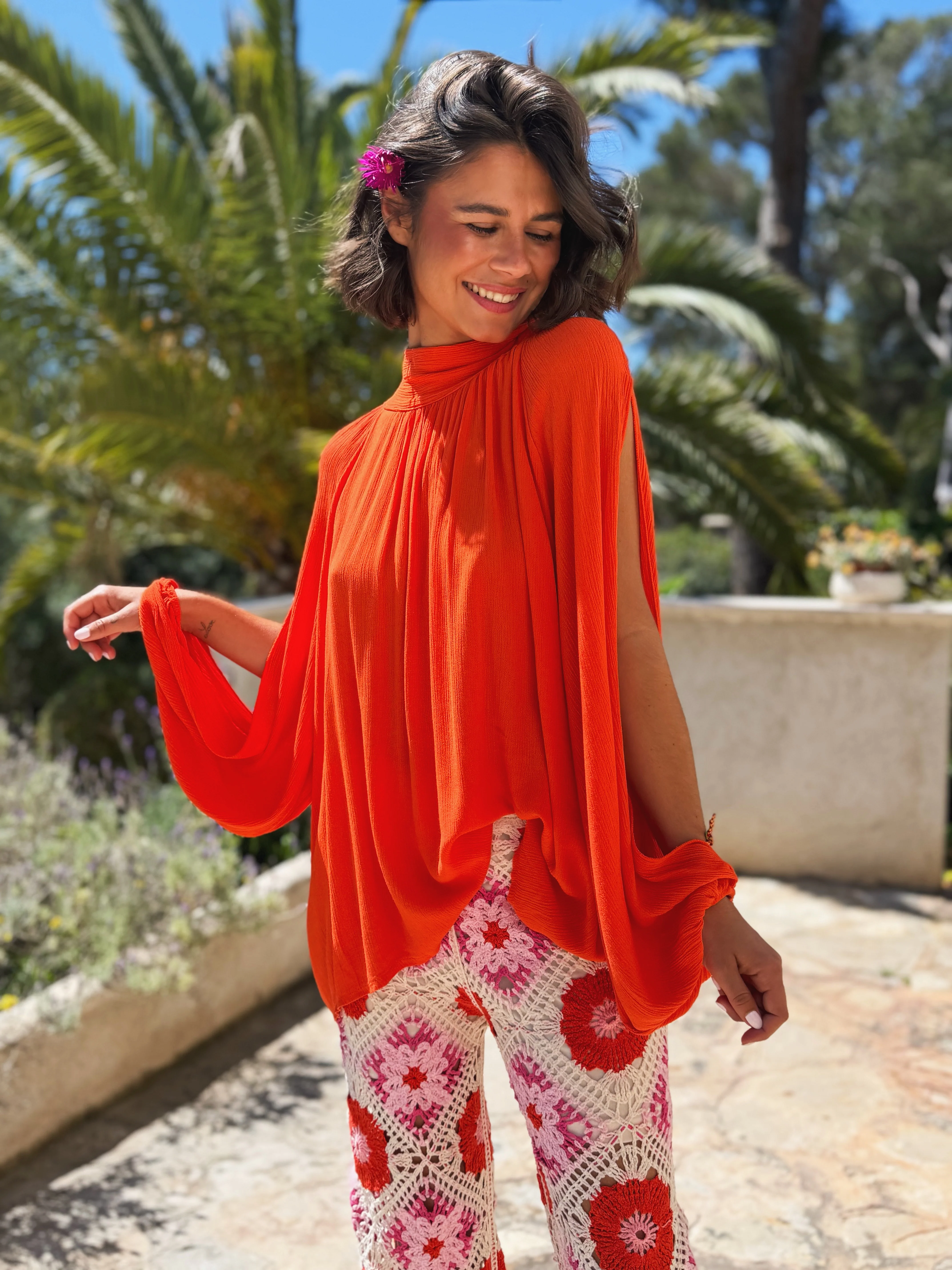 Top BLOOM orange (pré commande) - Image 2