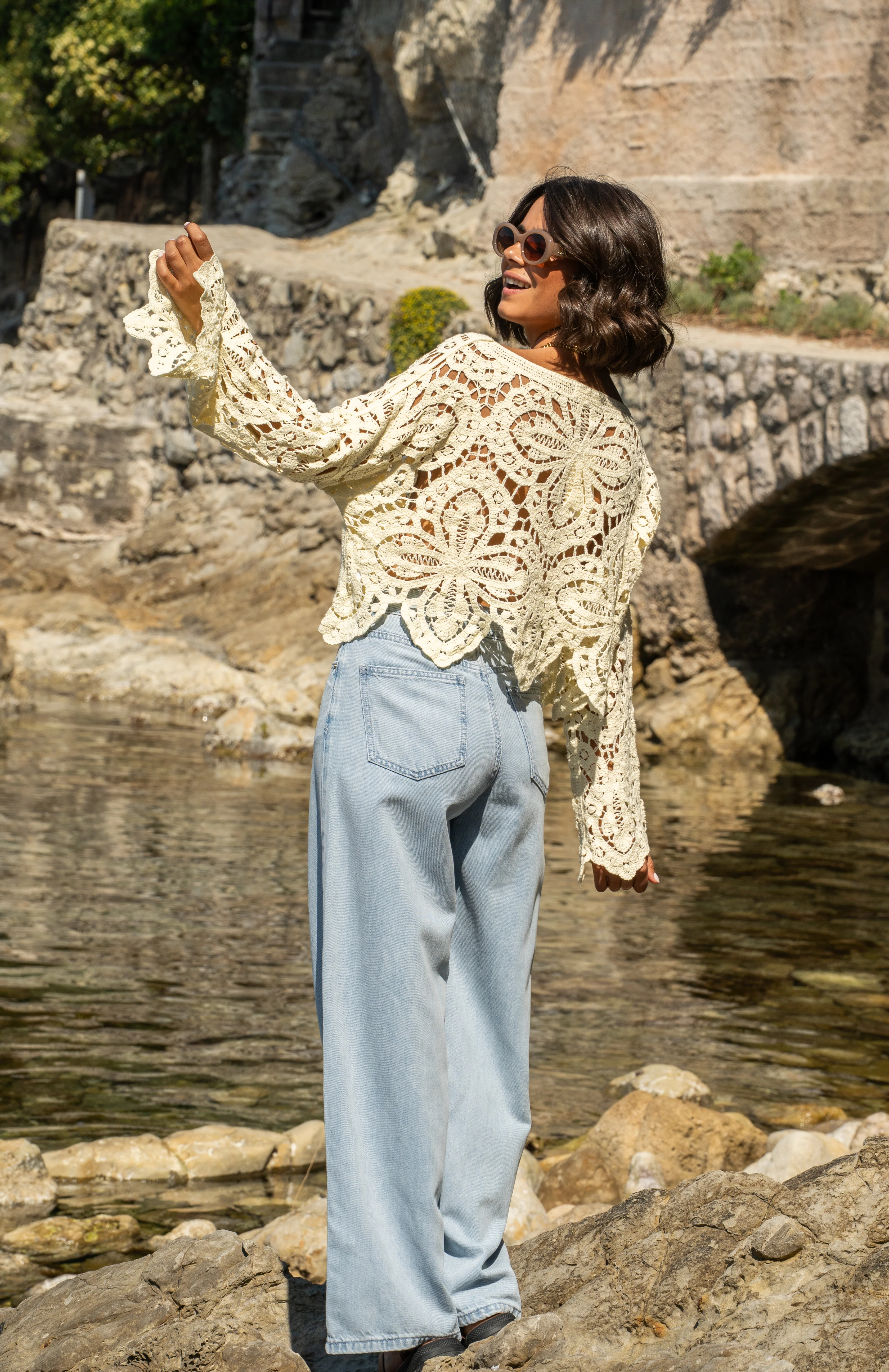 Top JESS en crochet jaune - Image 5