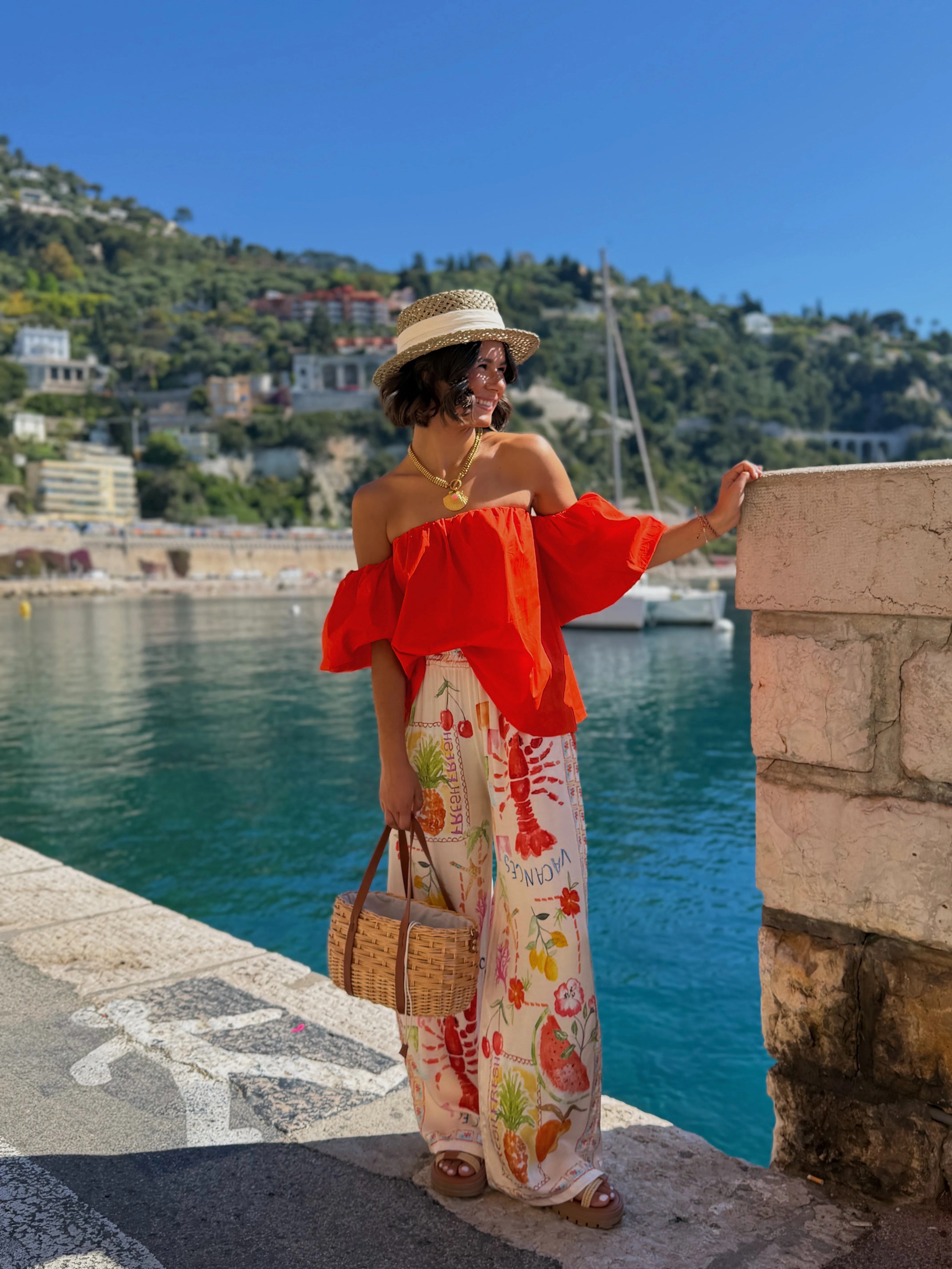 Top LÉNA orange