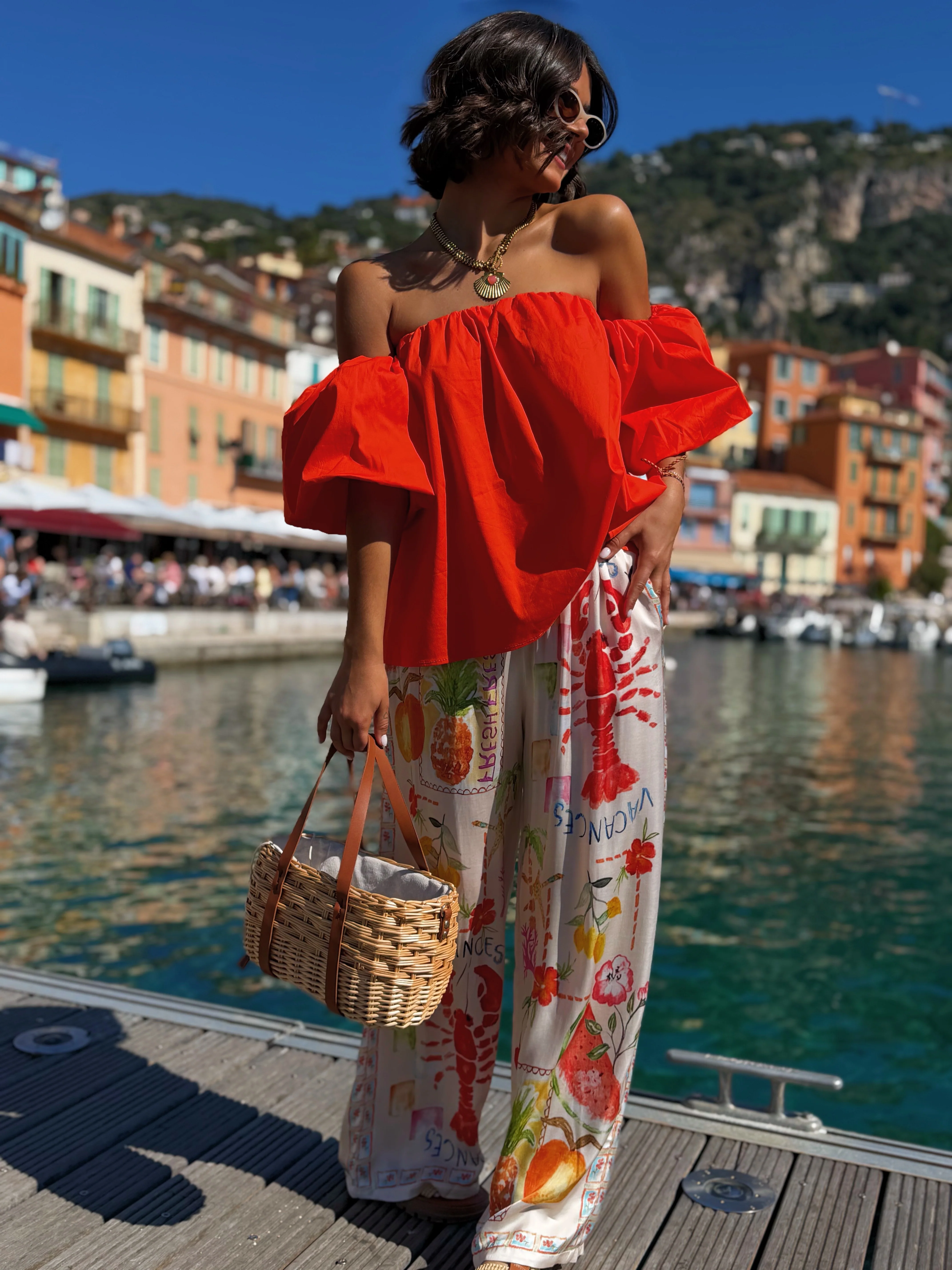 Top LÉNA orange - Image 2