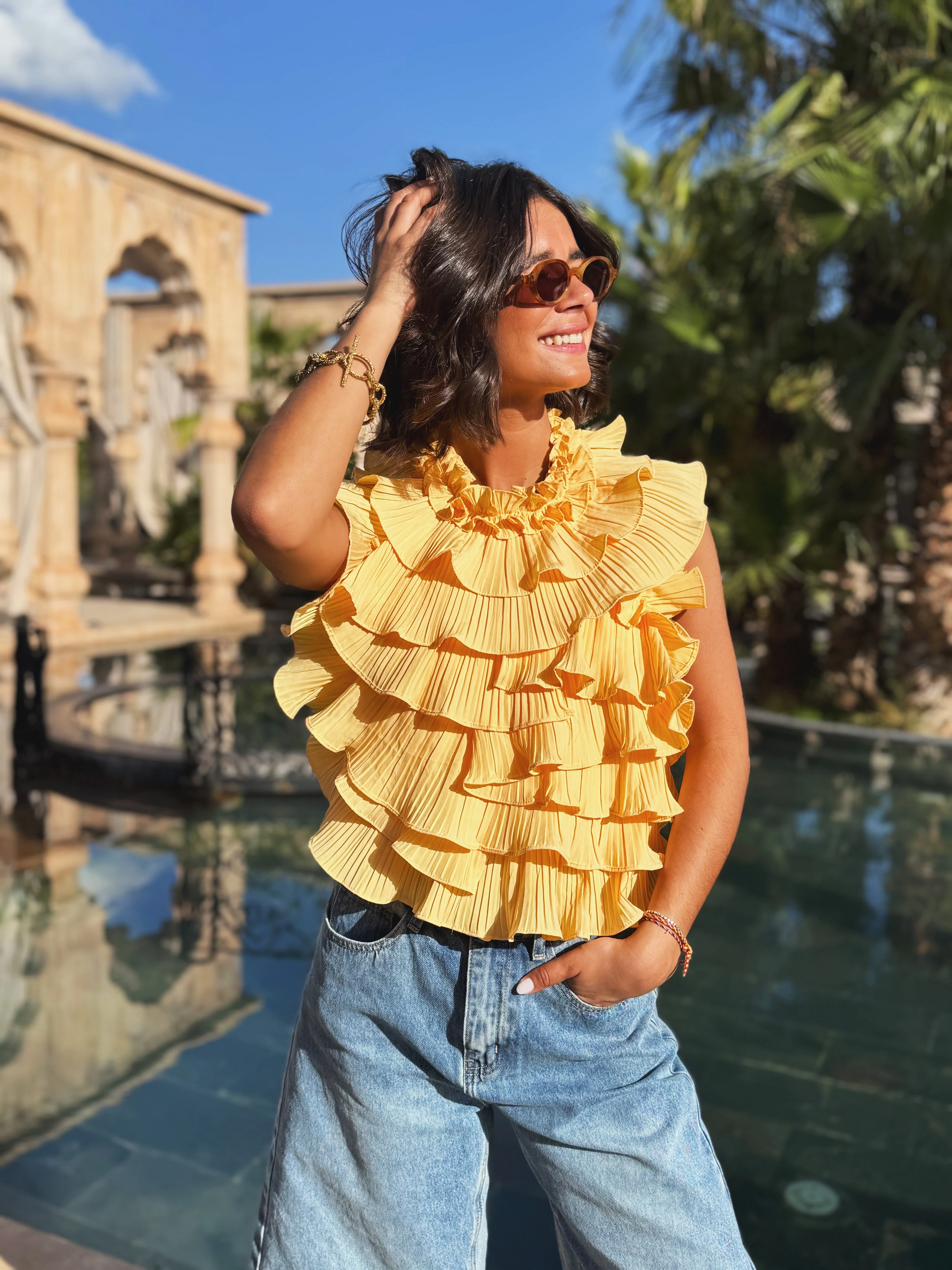 Top LOVELY jaune - Image 2