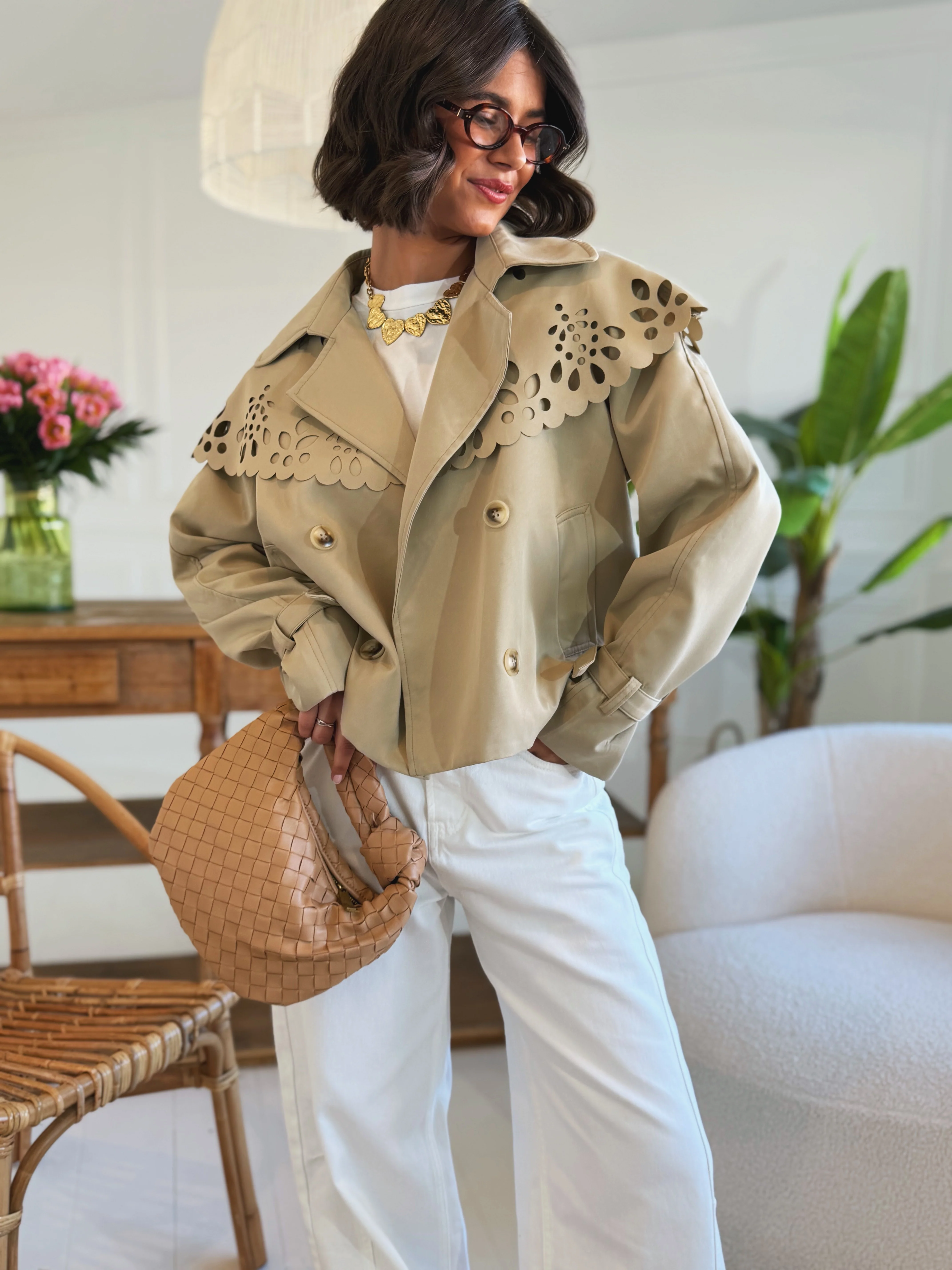 Trench FLORE beige