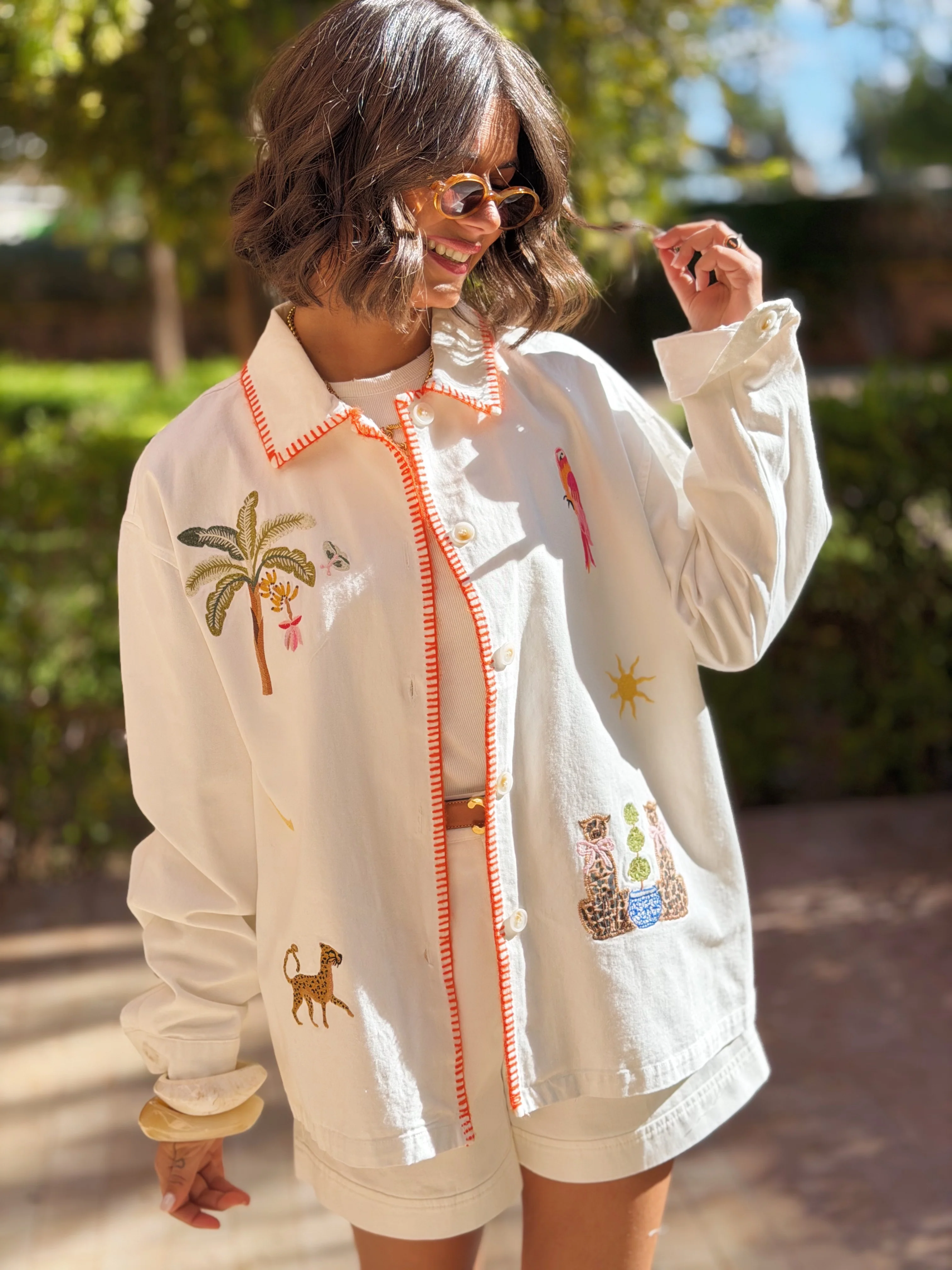 Veste avec ses broderies